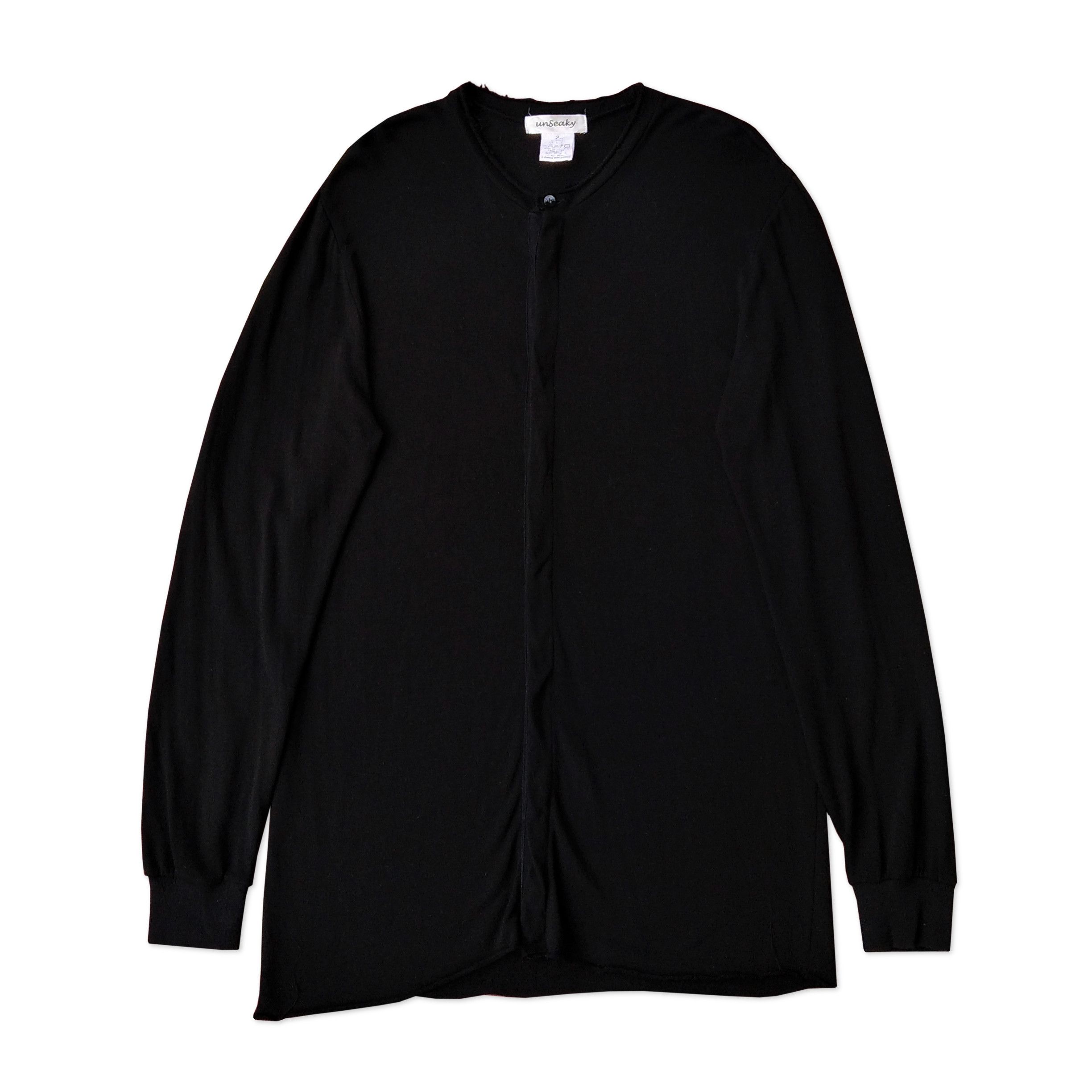 14th Addiction UNSEAKY Japanese Brand Black Long Shirt Made in Japan Size US L / EU 52-54 / 3 - 1 Thumbnail