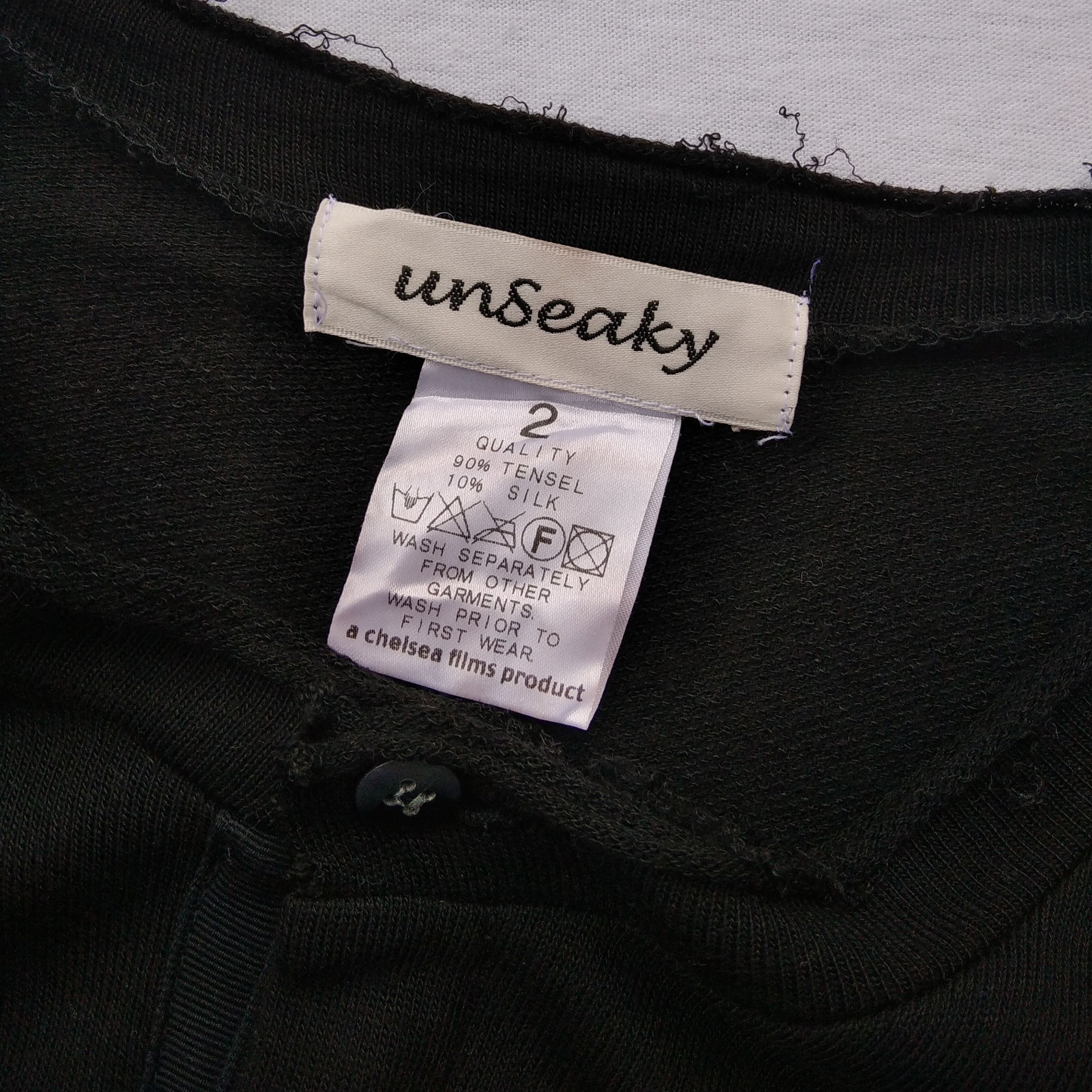 14th Addiction UNSEAKY Japanese Brand Black Long Shirt Made in Japan Size US L / EU 52-54 / 3 - 4 Thumbnail