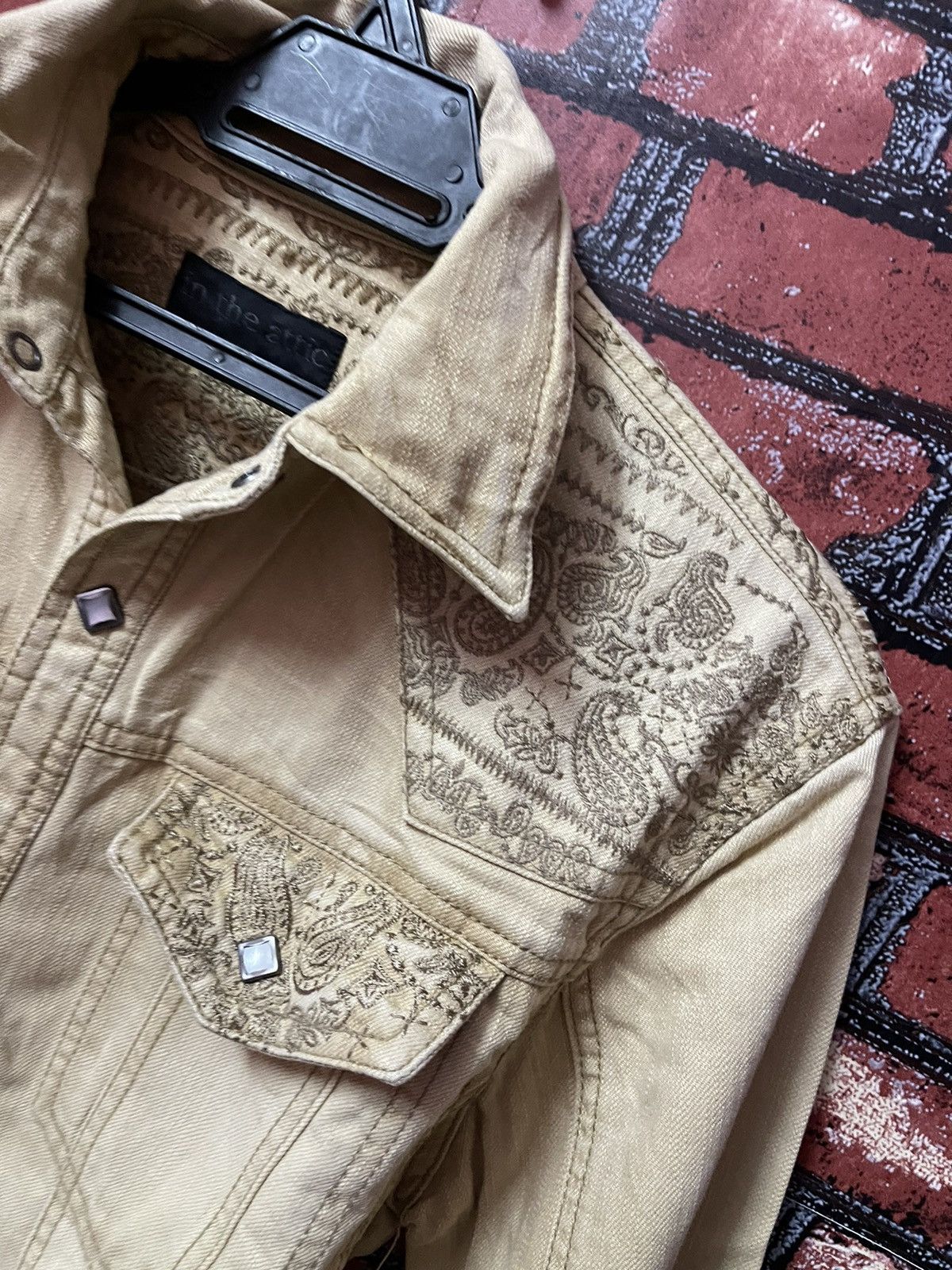 In The Attic × Japanese Brand In the attic chicanos style embroidery denim light jacket Size US M / EU 48-50 / 2 - 2 Thumbnail