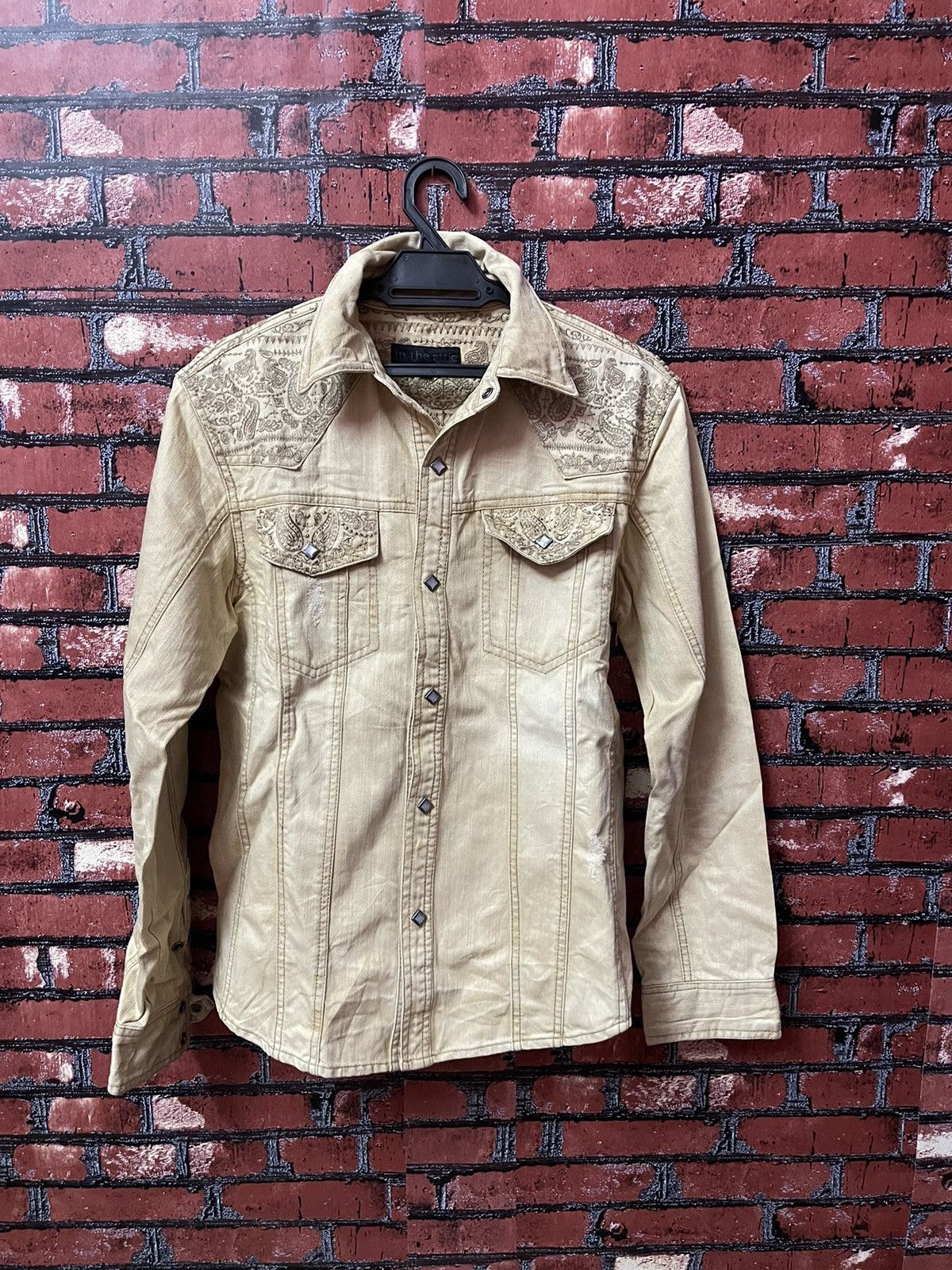 In The Attic × Japanese Brand In the attic chicanos style embroidery denim light jacket Size US M / EU 48-50 / 2 - 1 Thumbnail