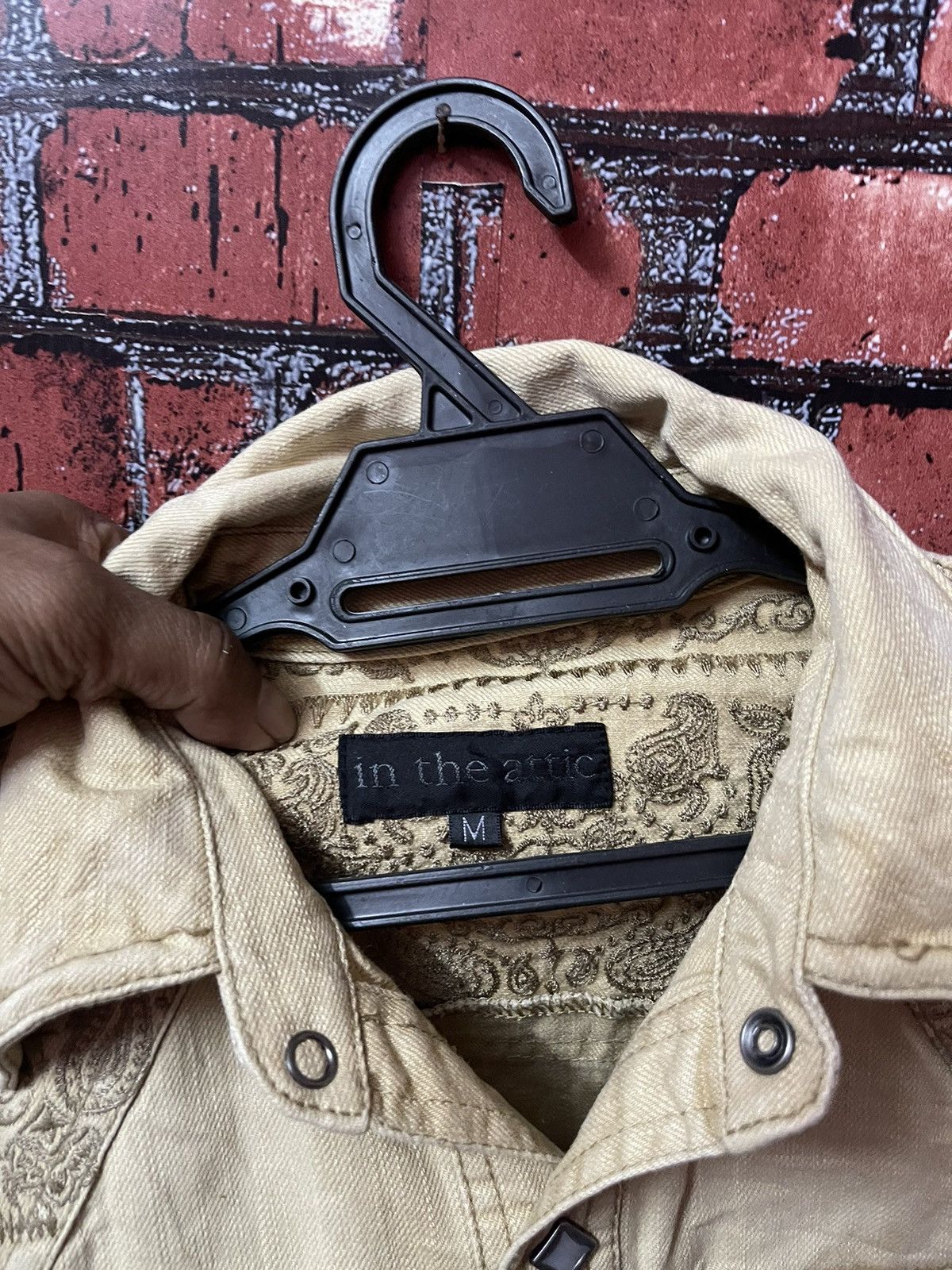 In The Attic × Japanese Brand In the attic chicanos style embroidery denim light jacket Size US M / EU 48-50 / 2 - 3 Thumbnail