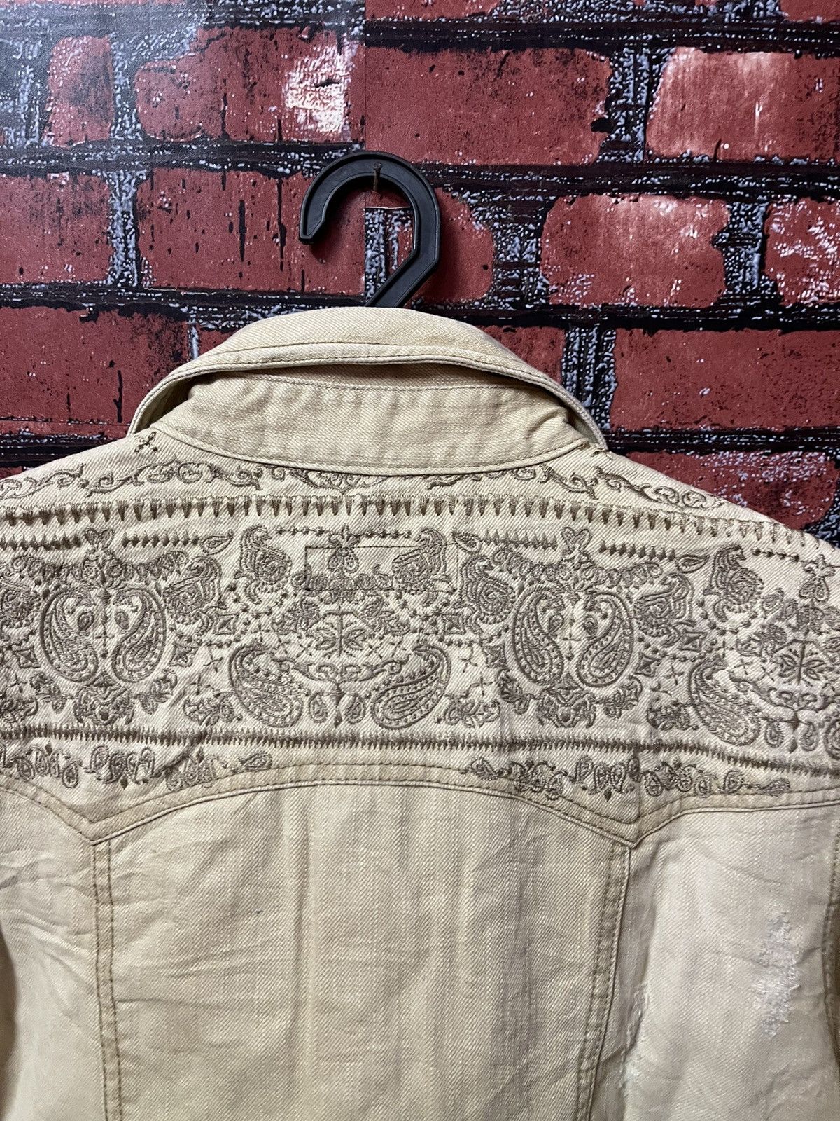 In The Attic × Japanese Brand In the attic chicanos style embroidery denim light jacket Size US M / EU 48-50 / 2 - 4 Thumbnail