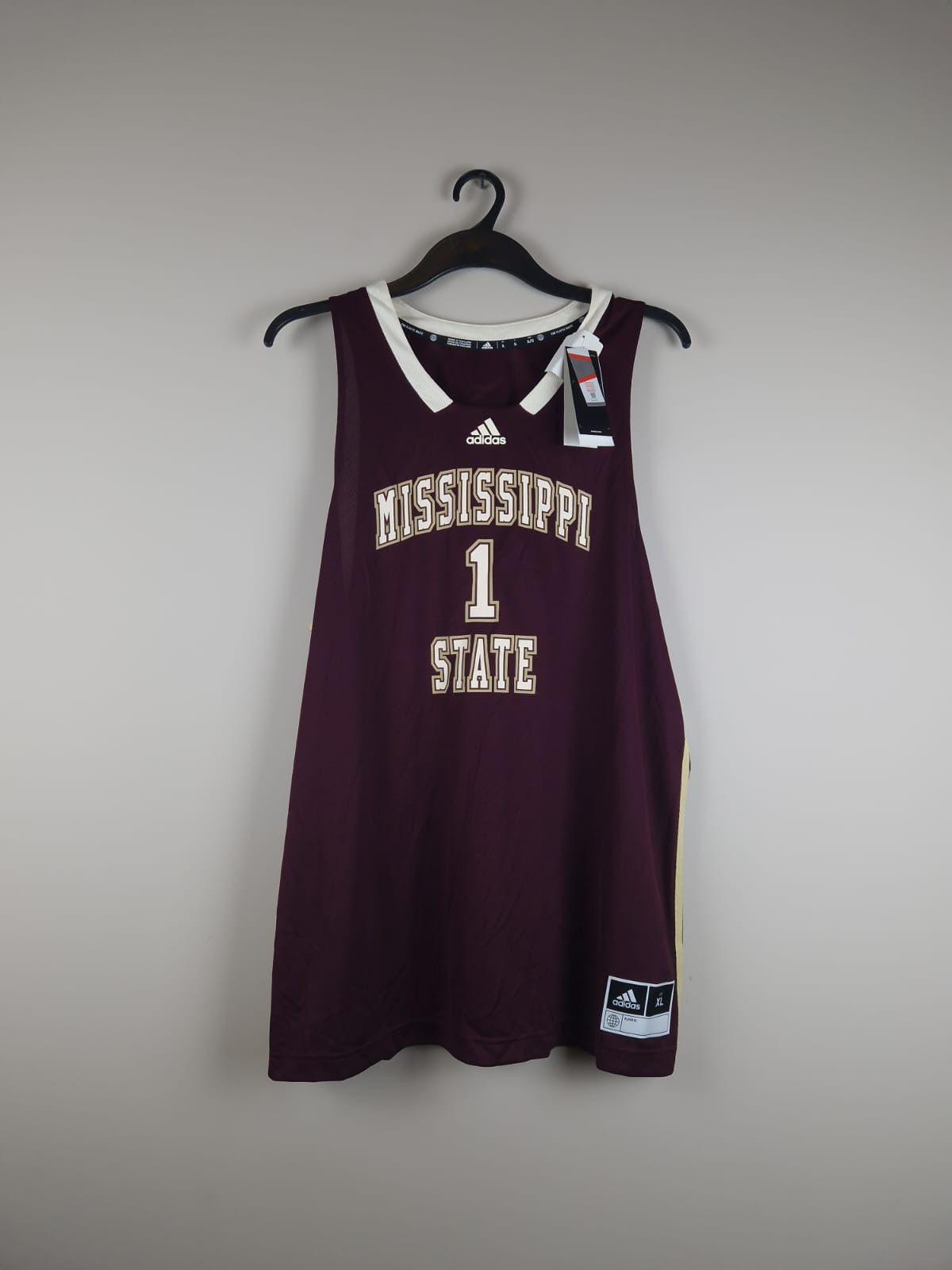 Maroon #1 Mississippi State Bulldogs Reverse Retro Jersey