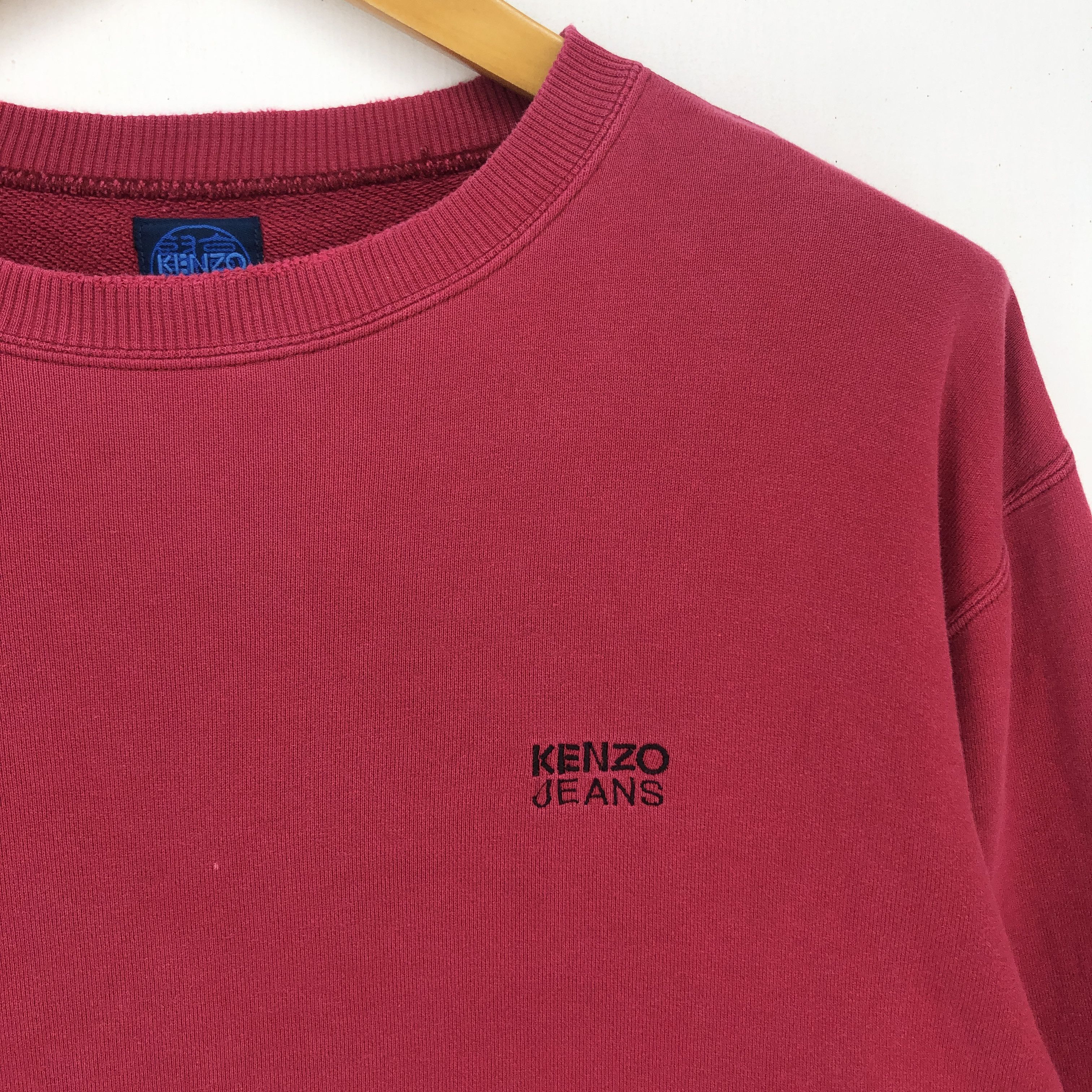 Kenzo KENZO JEANS Stitch Work Sweatshirt #1565-58 Size US M / EU 48-50 / 2 - 5 Thumbnail