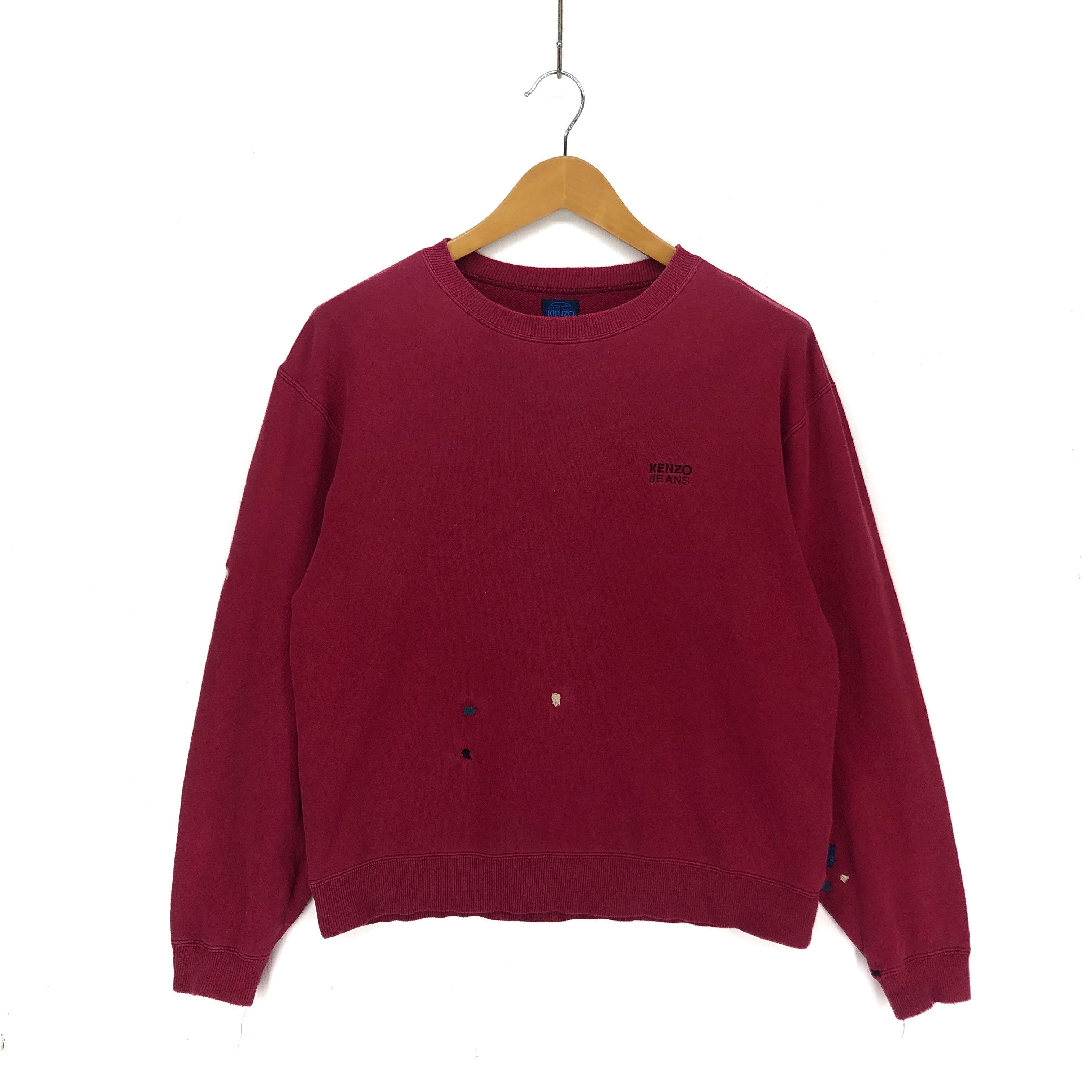 Kenzo KENZO JEANS Stitch Work Sweatshirt #1565-58 Size US M / EU 48-50 / 2 - 4 Thumbnail