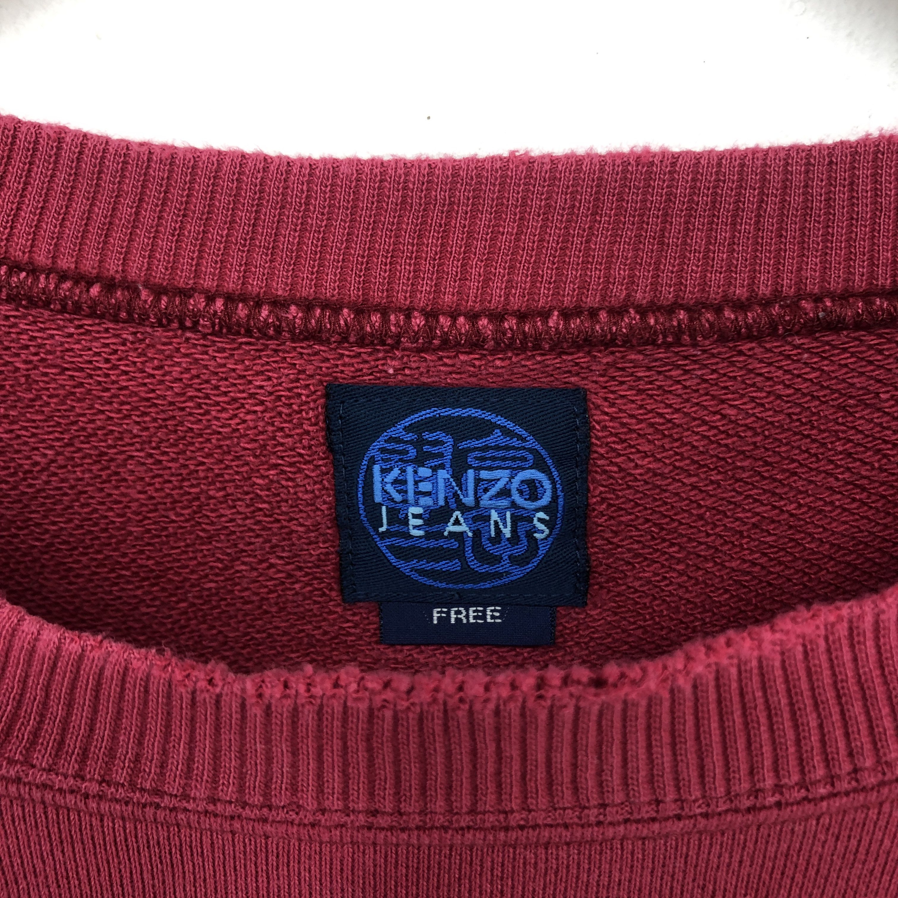 Kenzo KENZO JEANS Stitch Work Sweatshirt #1565-58 Size US M / EU 48-50 / 2 - 8 Thumbnail
