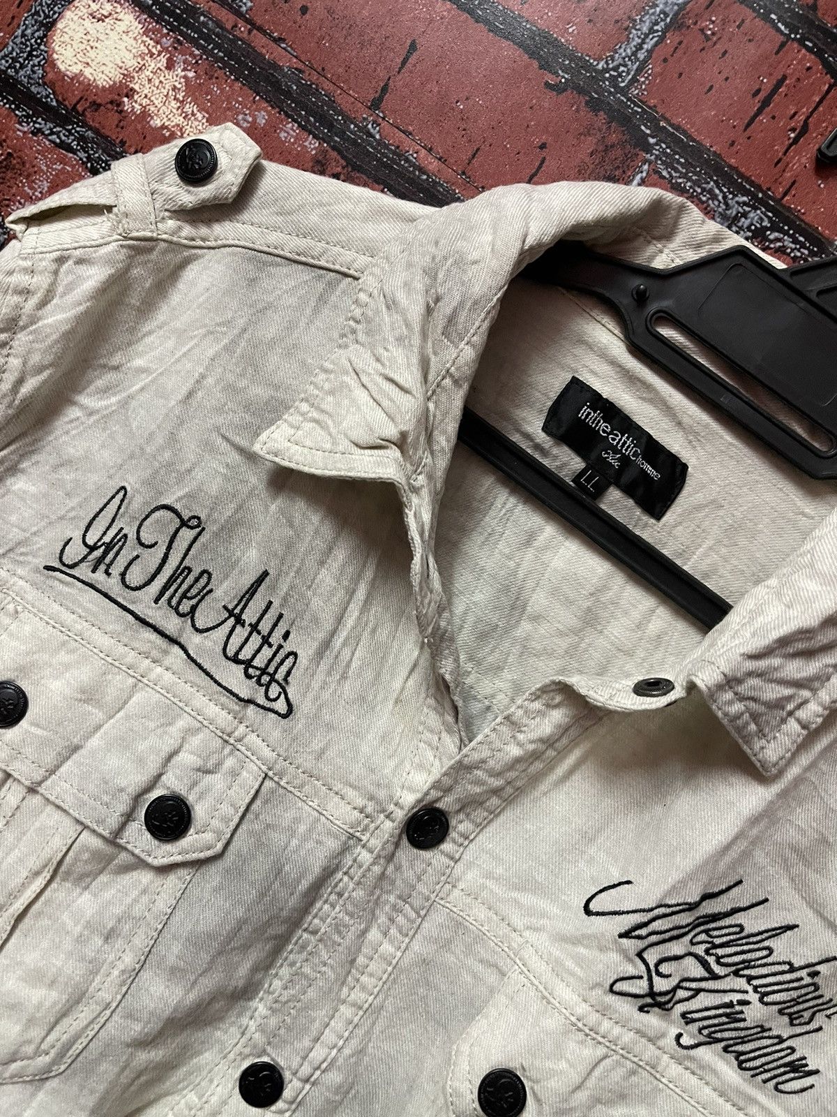 In The Attic In The Attic 3Q sleeve embroidery shirt Size US L / EU 52-54 / 3 - 2 Thumbnail