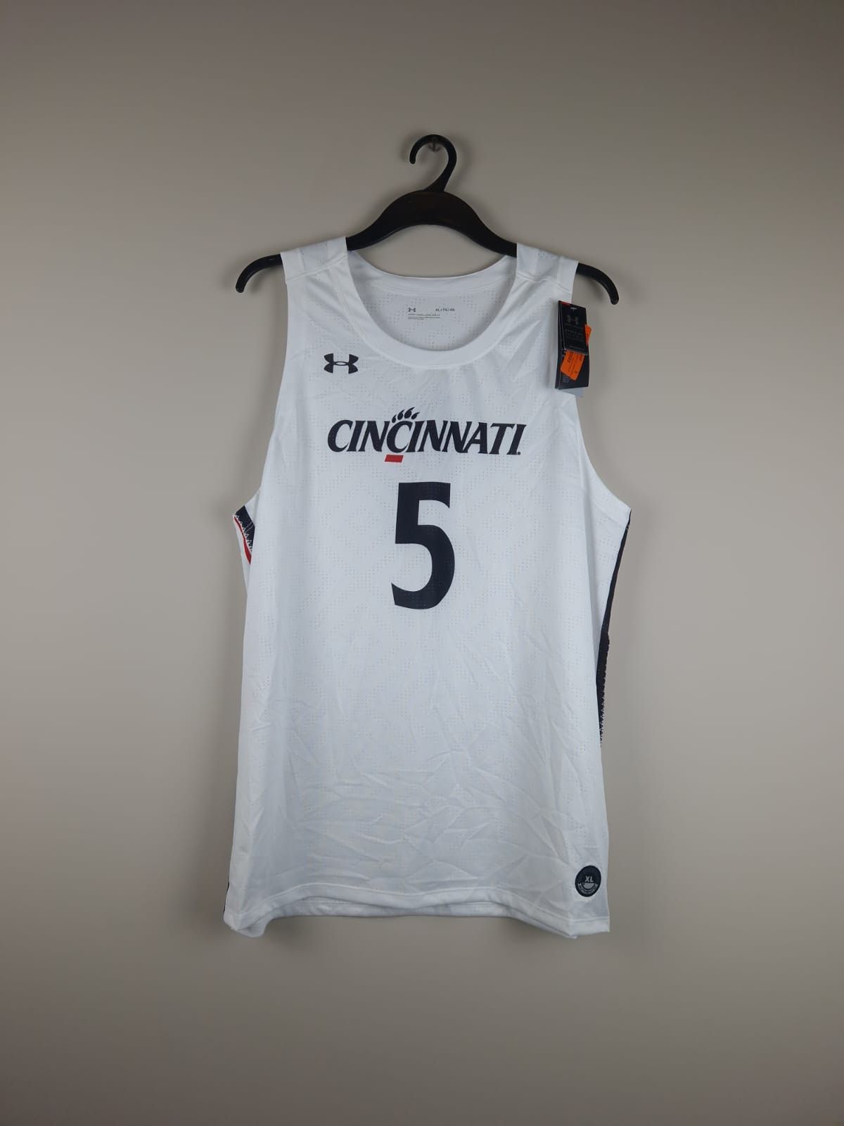 Cincinnati Bearcats #5 Under Armour Basketball Jersey
