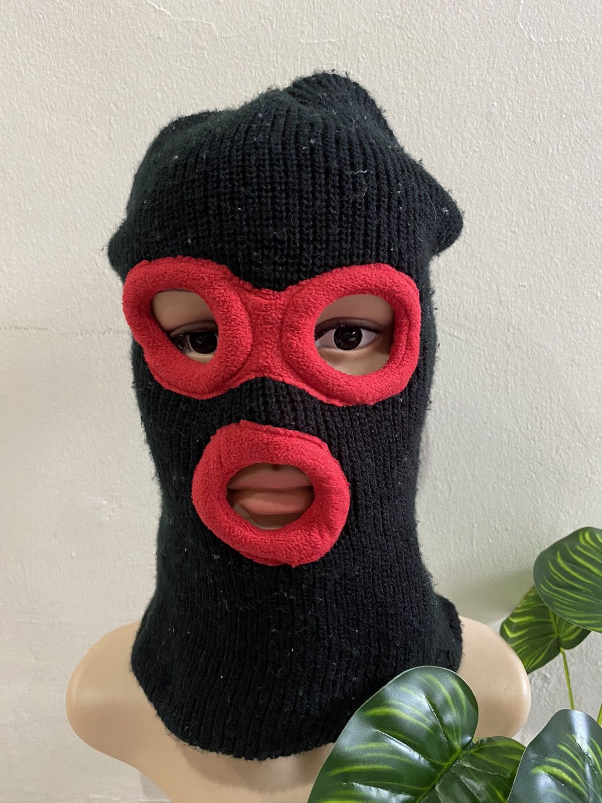 Japanese Brand JAPANESE BRAND FULL FACE MASK BEANIE / SNOW HATS Size ONE SIZE - 3 Thumbnail