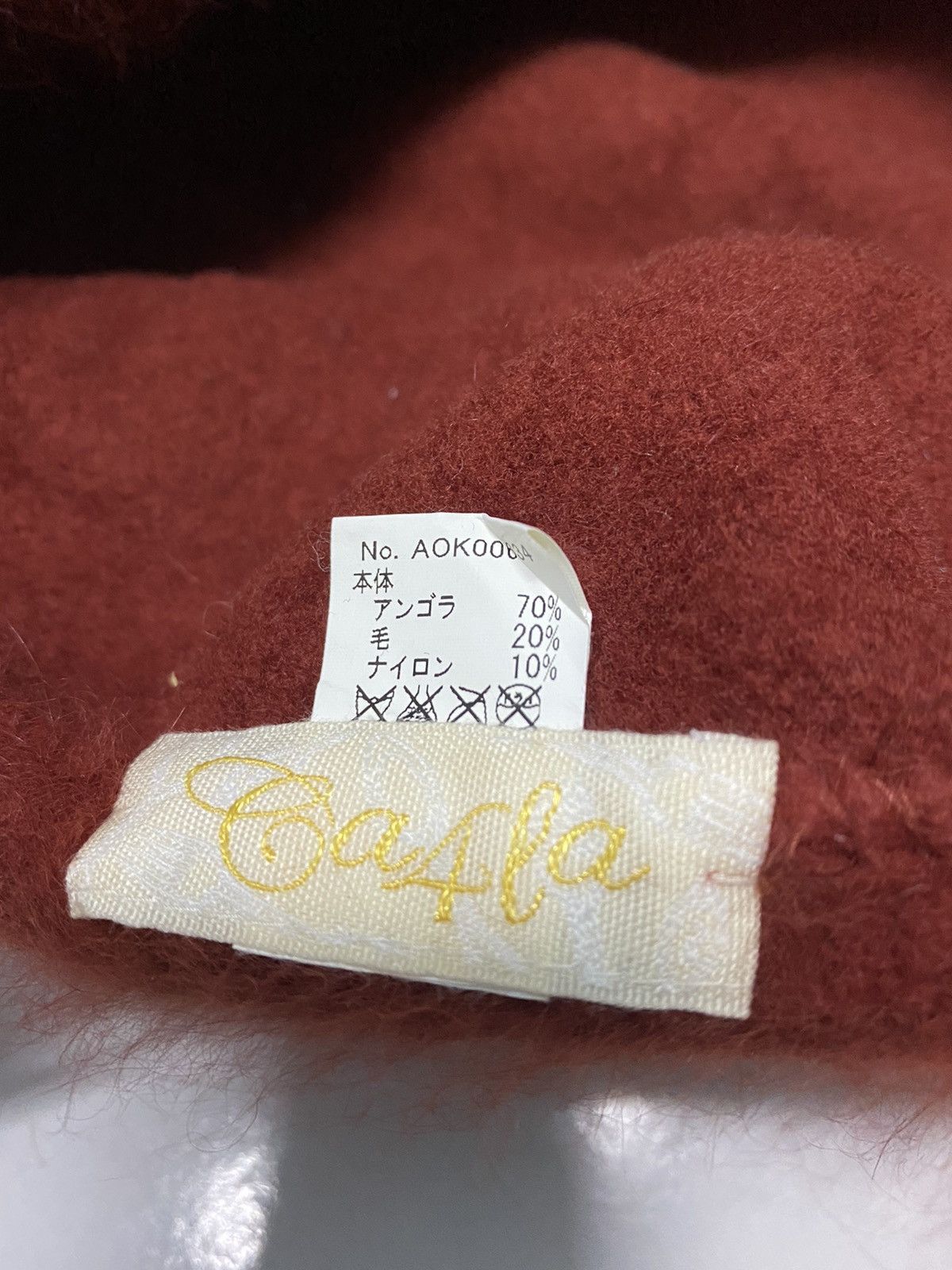 CA4LA CA4LA ANGORA RABBIT HAIR BEANIE / SNOW CAP Size ONE SIZE - 5 Thumbnail