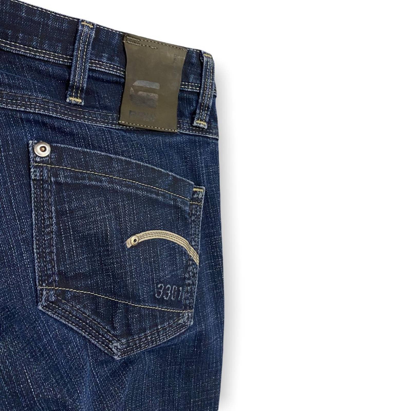 G-Star G-Star Raw ‘New Tag Skinny’ 3301 Designer Denim Jeans Size 28" / US 6 / IT 42 - 3 Thumbnail