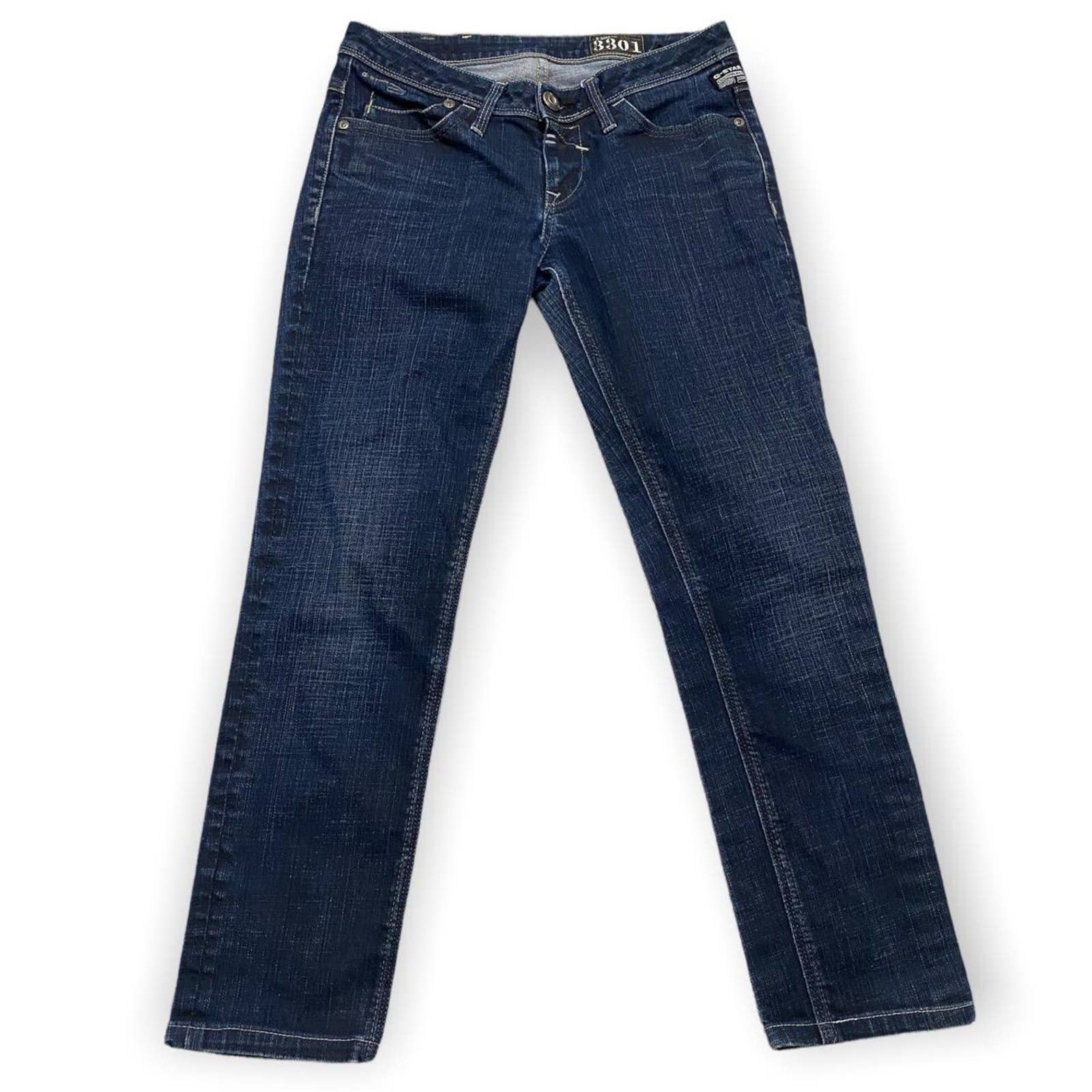 G-Star G-Star Raw ‘New Tag Skinny’ 3301 Designer Denim Jeans Size 28" / US 6 / IT 42 - 2 Thumbnail