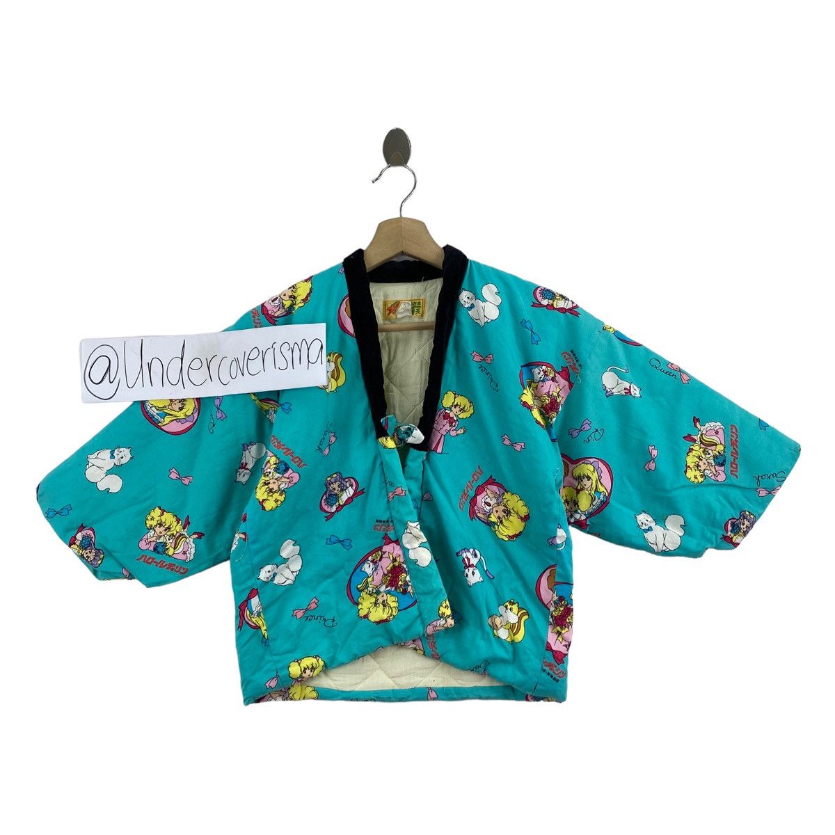 Japanese Brand SAILOR MOON ANIME Overprint Japan Kimono Style Quilted Size S / US 4 / IT 40 - 1 Thumbnail