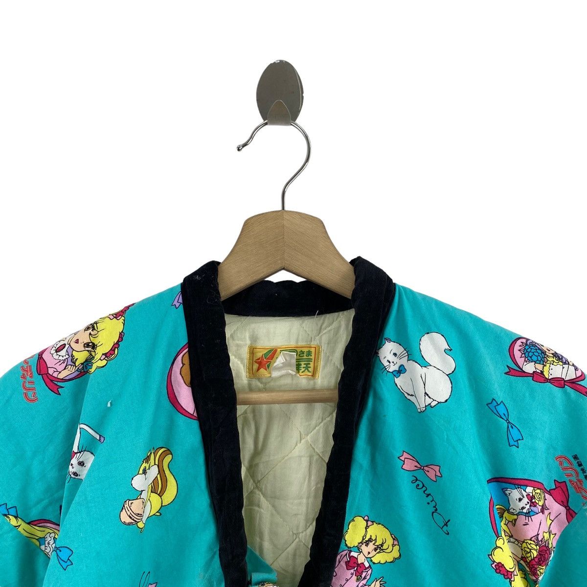 Japanese Brand SAILOR MOON ANIME Overprint Japan Kimono Style Quilted Size S / US 4 / IT 40 - 2 Thumbnail