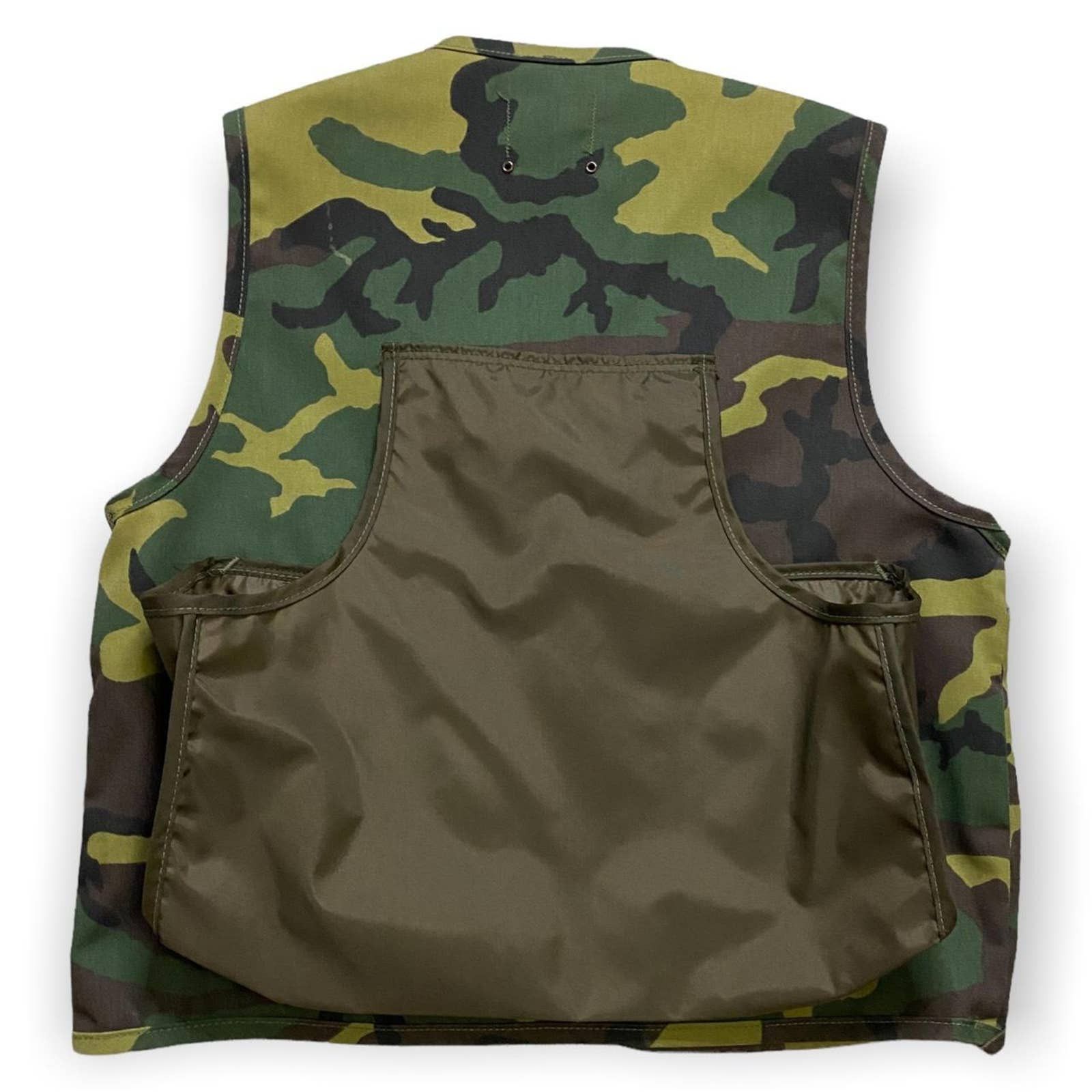 Vintage Vintage Camo Hunting Fishing SAF-T-BAK Canvas Outdoor Vest Size US M / EU 48-50 / 2 - 2 Thumbnail