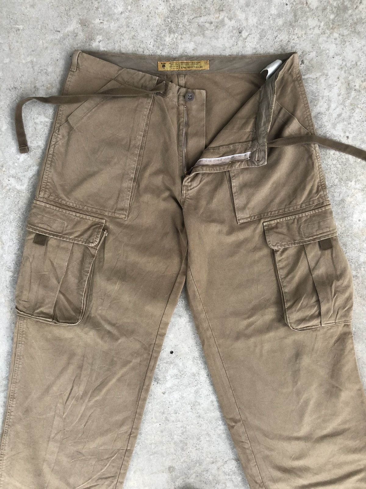 Alpha Industries Rare Alpha Industries Baggy Pants Cargo Pants Tactical Size US 32 / EU 48 - 7 Thumbnail