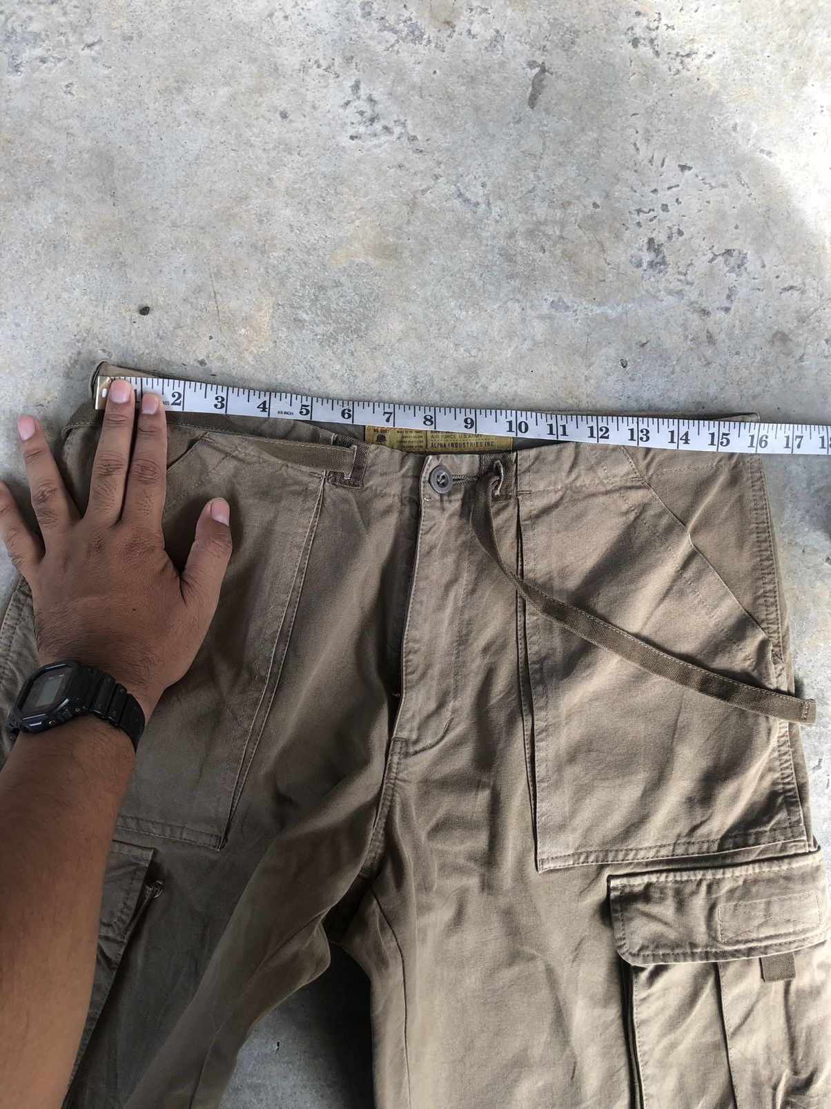 Alpha Industries Rare Alpha Industries Baggy Pants Cargo Pants Tactical Size US 32 / EU 48 - 16 Thumbnail