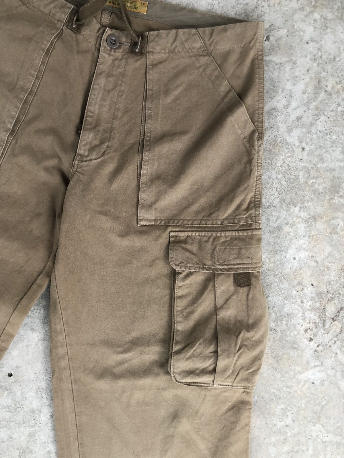 Alpha Industries Rare Alpha Industries Baggy Pants Cargo Pants Tactical Size US 32 / EU 48 - 4 Thumbnail