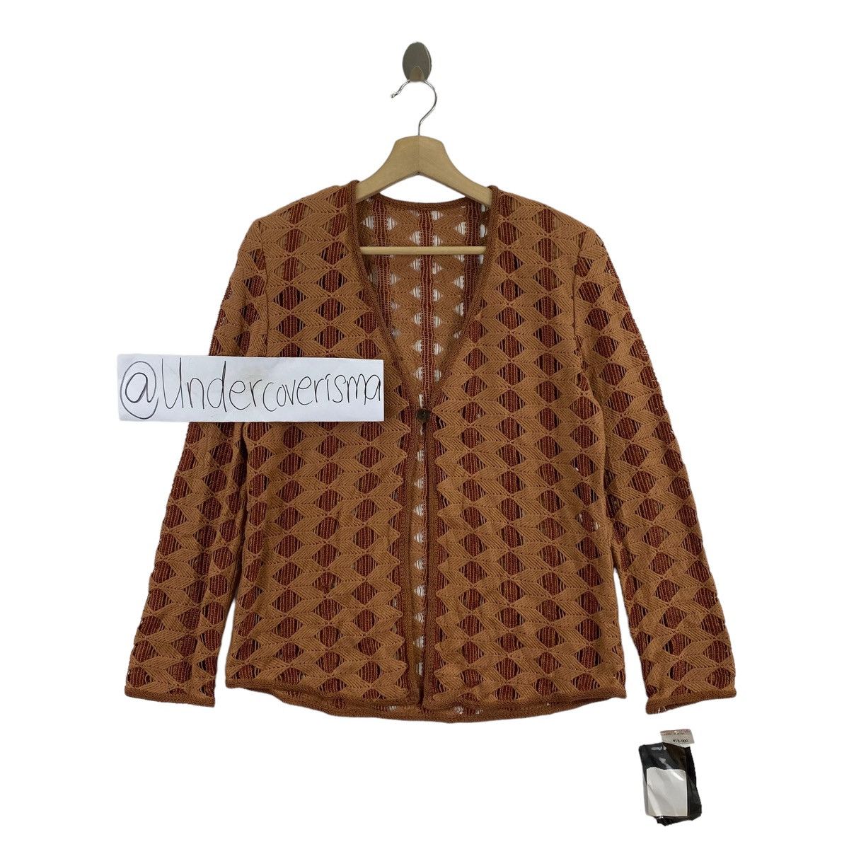 Bruno Piattelli BRUNO PIATTELLI Italian Brand Brown Cardigan Sweatshirt Size S / US 4 / IT 40 - 1 Thumbnail