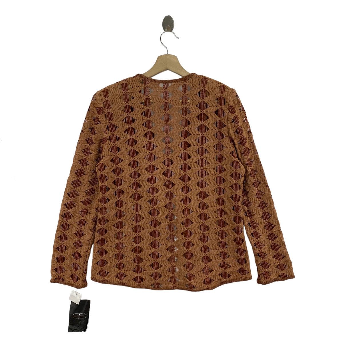 Bruno Piattelli BRUNO PIATTELLI Italian Brand Brown Cardigan Sweatshirt Size S / US 4 / IT 40 - 9 Thumbnail