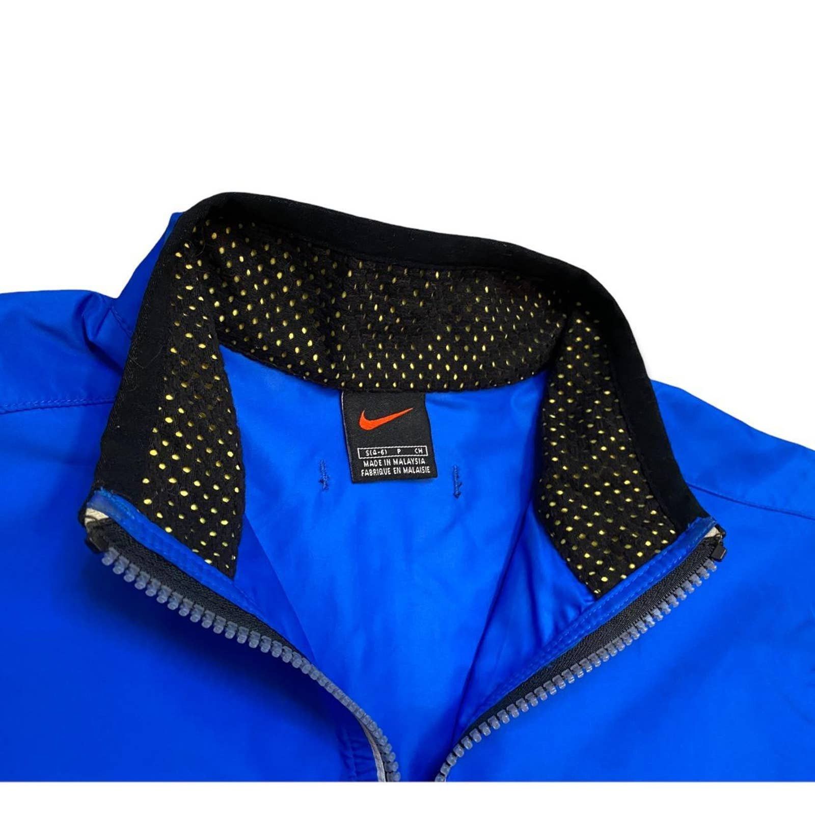 Nike Vintage Nike Running Blue Lightweight Swoosh Jacket Womens Size S / US 4 / IT 40 - 3 Thumbnail