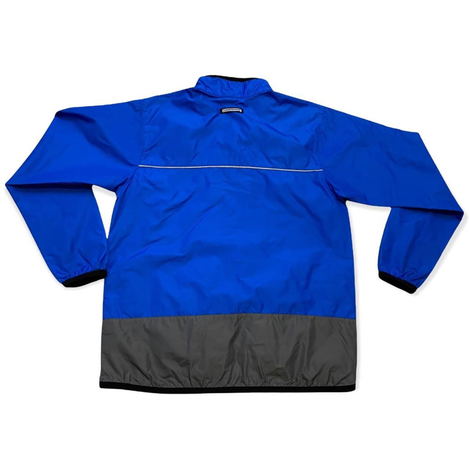Nike Vintage Nike Running Blue Lightweight Swoosh Jacket Womens Size S / US 4 / IT 40 - 4 Thumbnail