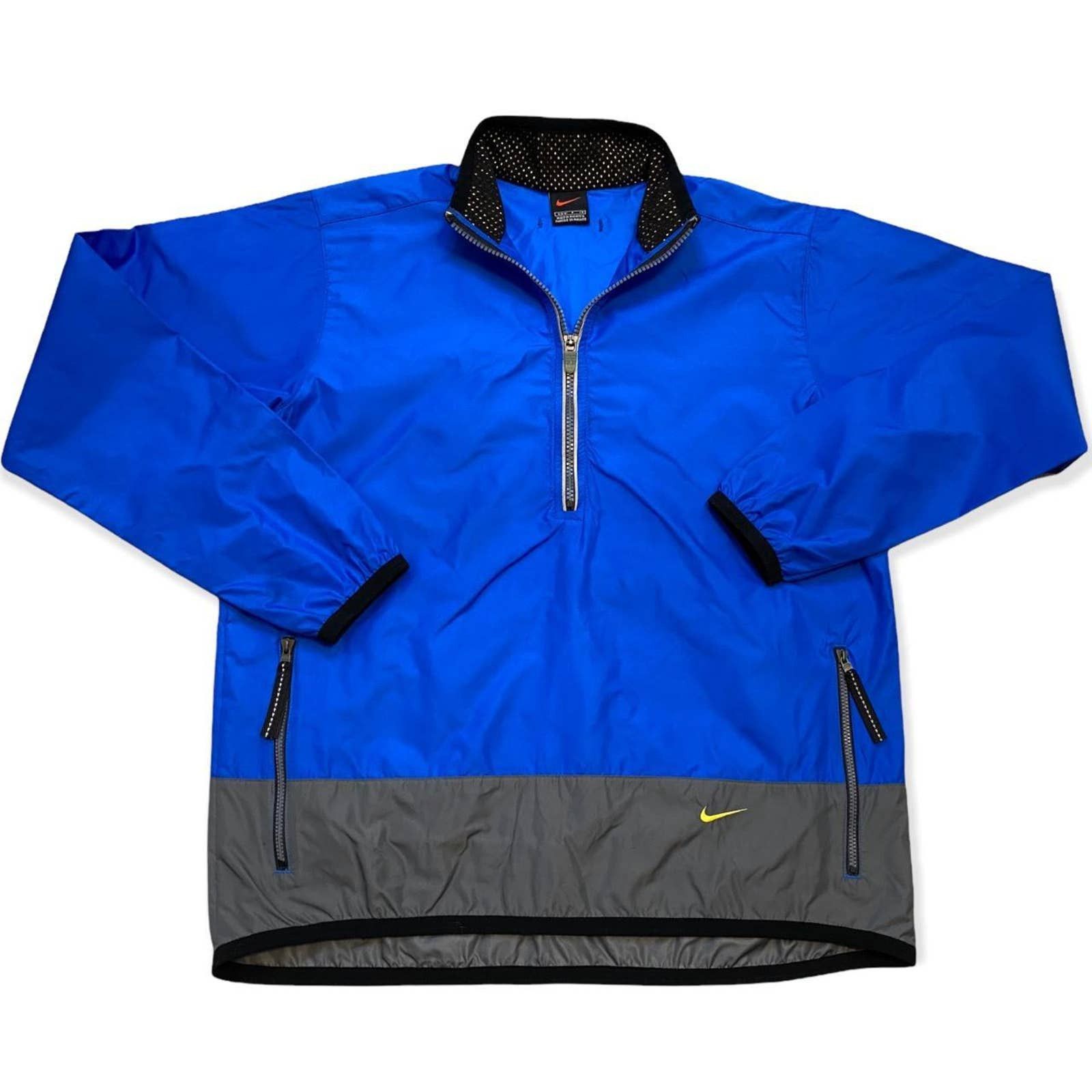 Nike Vintage Nike Running Blue Lightweight Swoosh Jacket Womens Size S / US 4 / IT 40 - 1 Thumbnail
