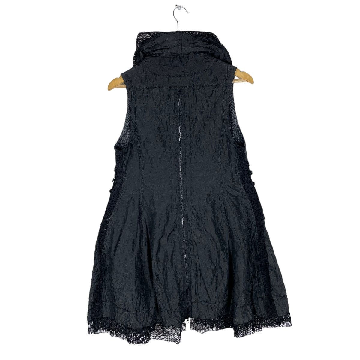 If Six Was Nine ☀️EIKO KONDO BONDAGE MESH GOTHIC PUNK SLEEVELESS JACKET Size S / US 4 / IT 40 - 7 Thumbnail
