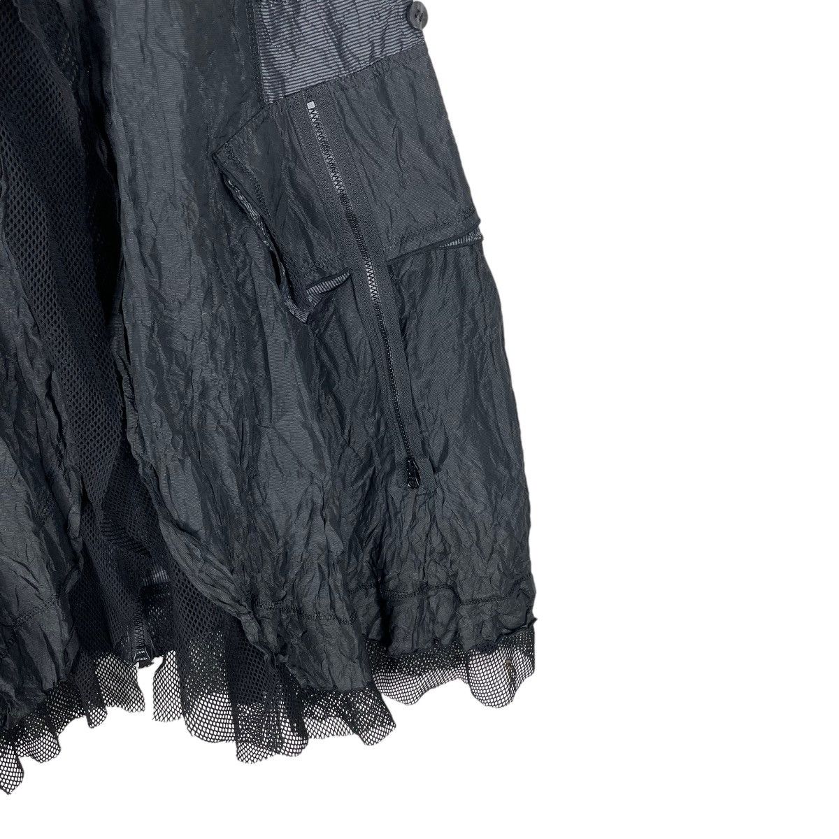 If Six Was Nine ☀️EIKO KONDO BONDAGE MESH GOTHIC PUNK SLEEVELESS JACKET Size S / US 4 / IT 40 - 6 Thumbnail
