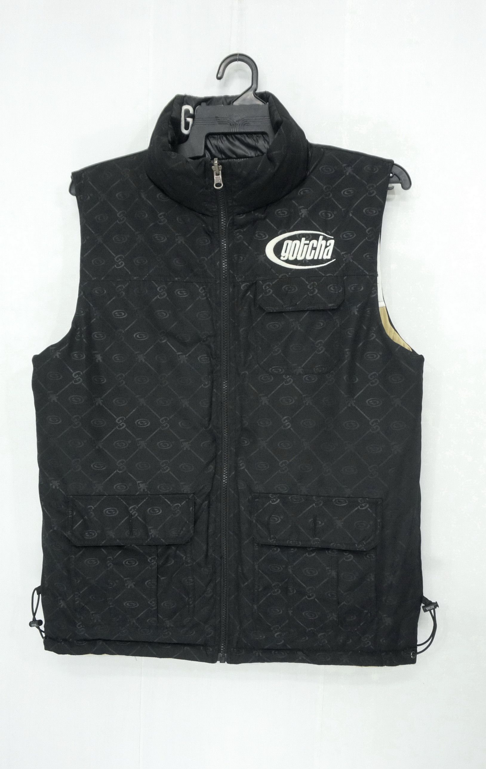 Gotcha Vintage GOTCHA Reversible Puffer Down Vest Jacket Size US M / EU 48-50 / 2 - 3 Thumbnail