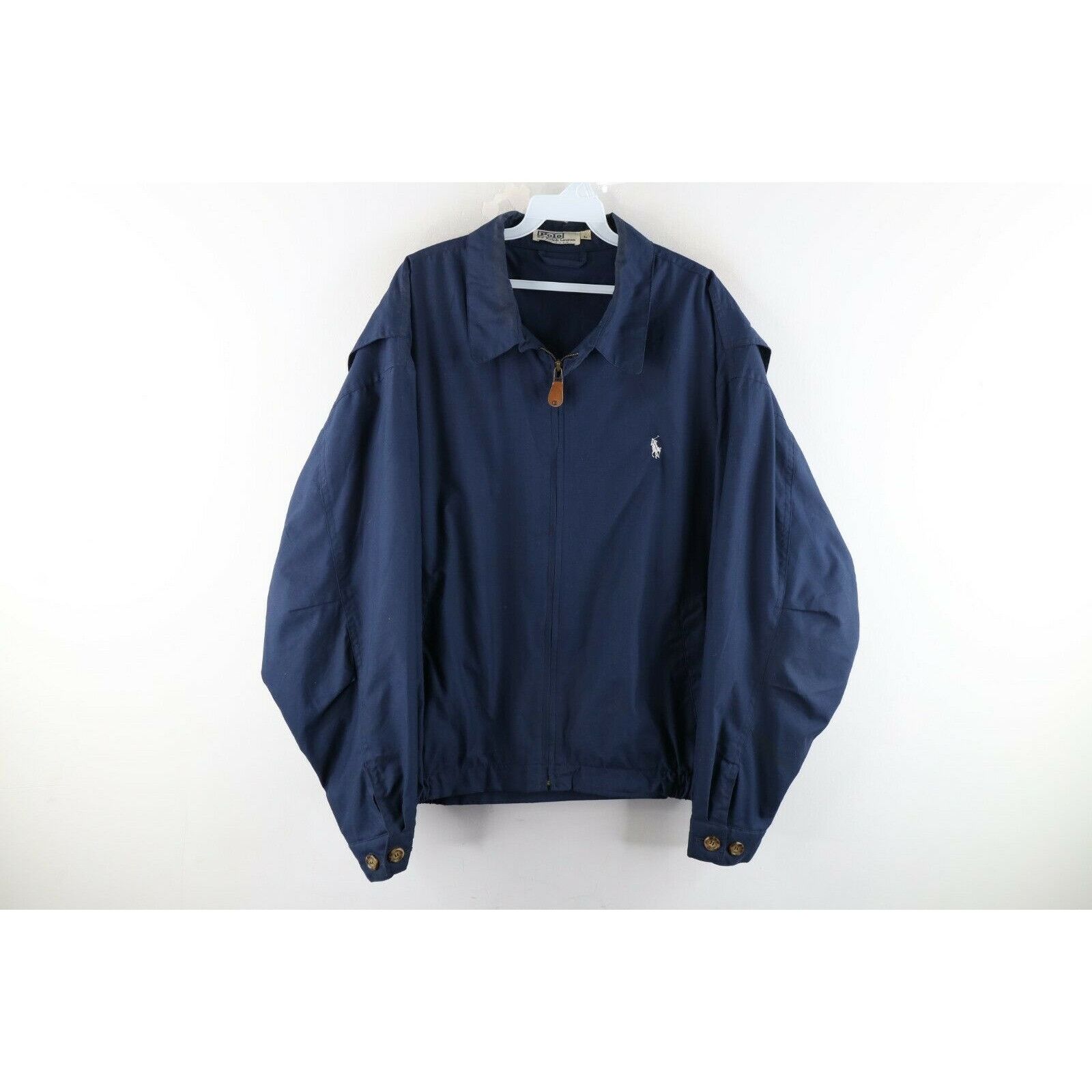 Ralph Lauren × Vintage Vintage 90s Ralph Lauren Lined Microfiber Bomber Jacket Size US L / EU 52-54 / 3 - 1 Thumbnail