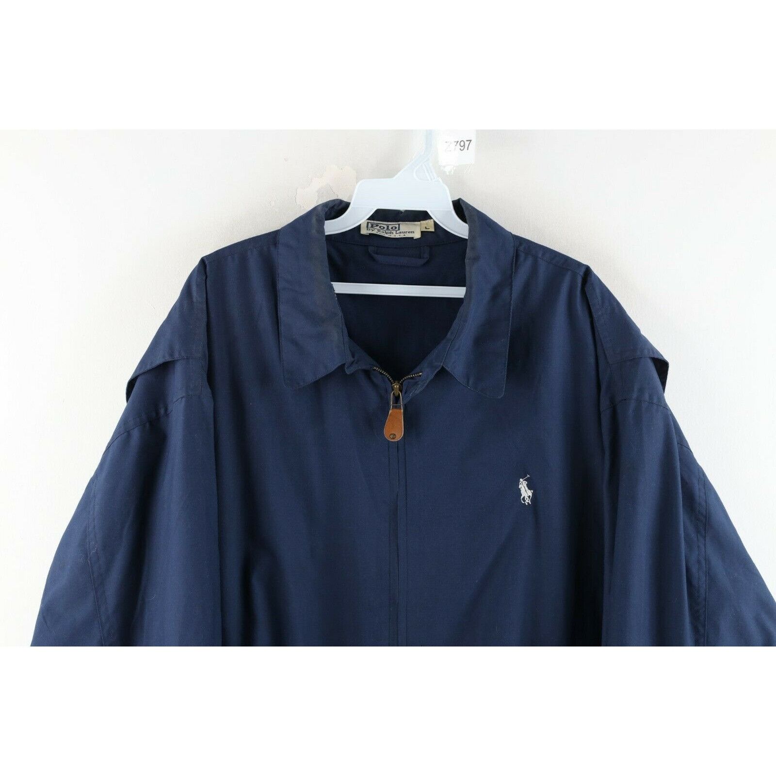 Ralph Lauren × Vintage Vintage 90s Ralph Lauren Lined Microfiber Bomber Jacket Size US L / EU 52-54 / 3 - 2 Thumbnail