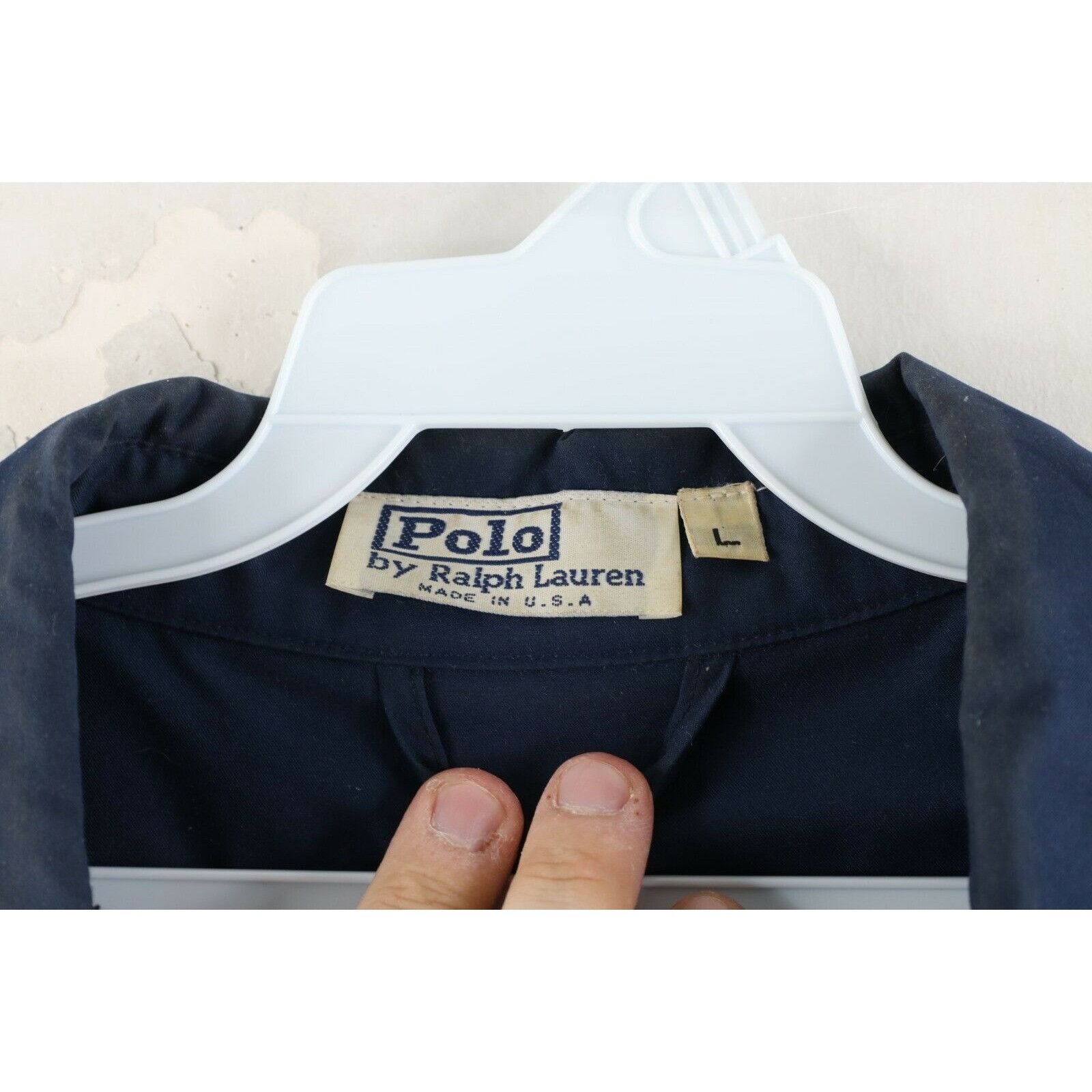 Ralph Lauren × Vintage Vintage 90s Ralph Lauren Lined Microfiber Bomber Jacket Size US L / EU 52-54 / 3 - 6 Thumbnail