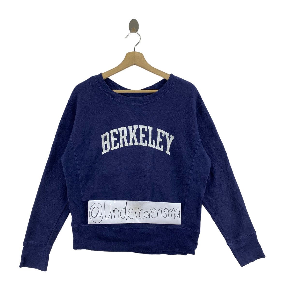 Japanese Brand BERKELEY COEN CO Japan Brand Plain Navy Sweatshirt Size M / US 6-8 / IT 42-44 - 1 Thumbnail