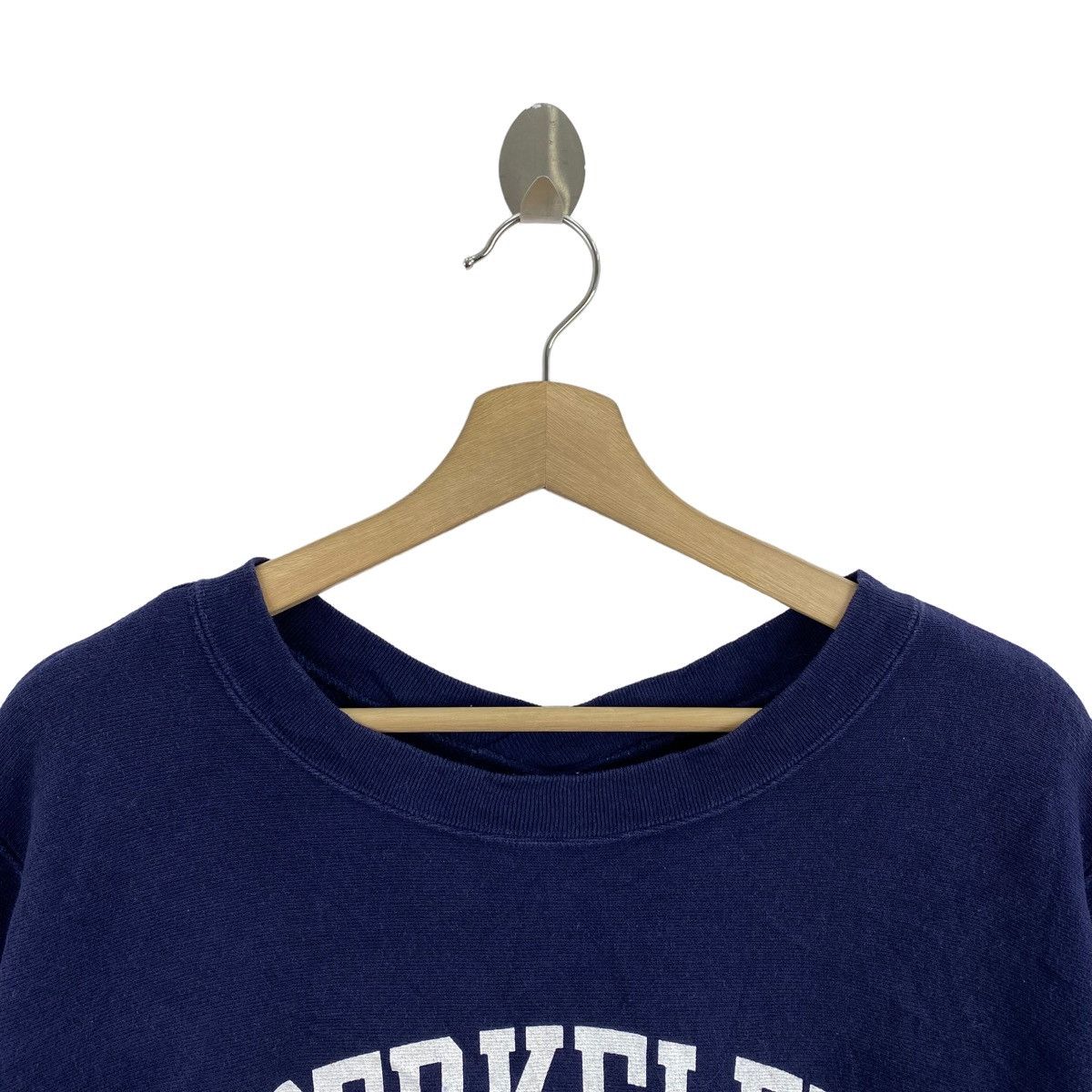 Japanese Brand BERKELEY COEN CO Japan Brand Plain Navy Sweatshirt Size M / US 6-8 / IT 42-44 - 2 Thumbnail