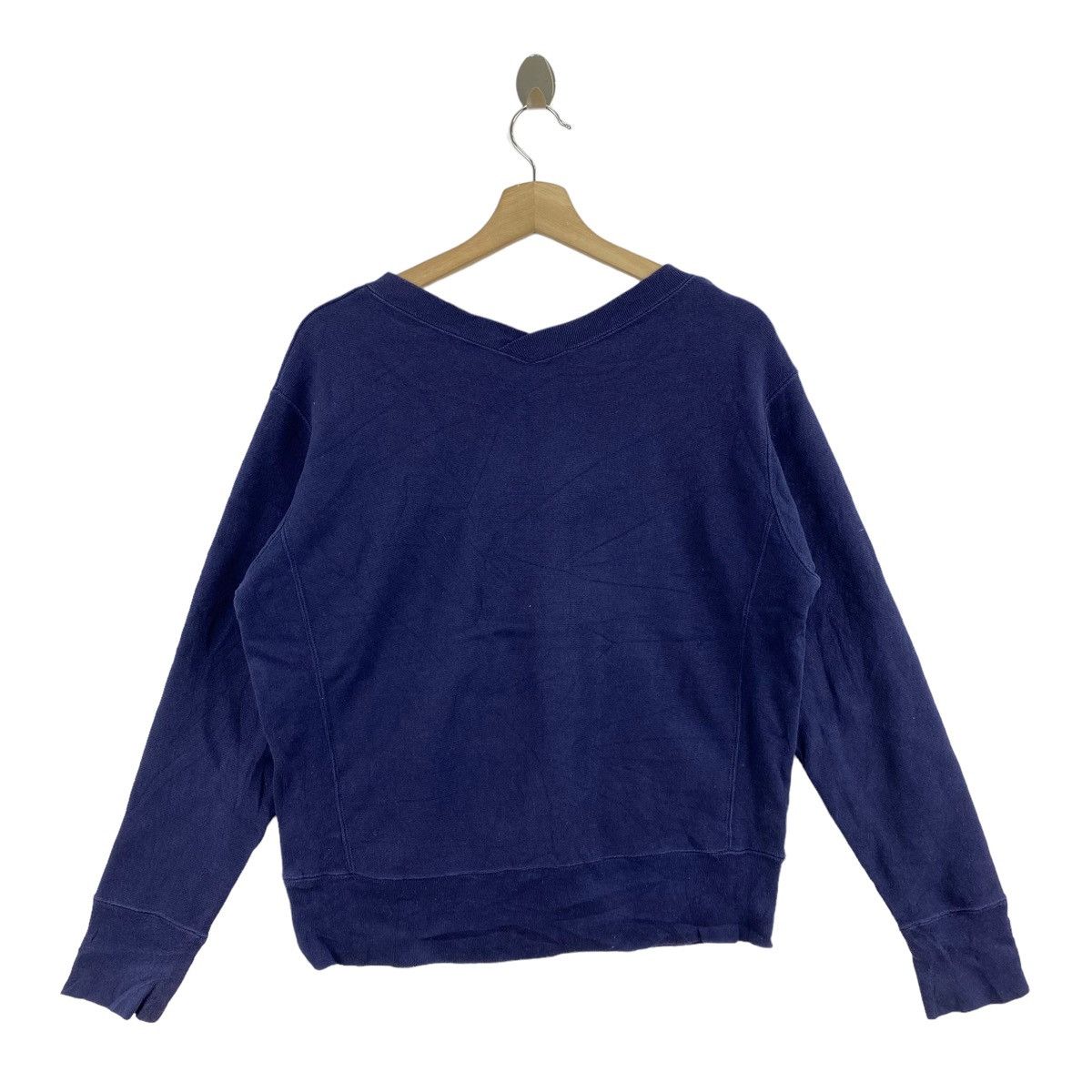 Japanese Brand BERKELEY COEN CO Japan Brand Plain Navy Sweatshirt Size M / US 6-8 / IT 42-44 - 7 Thumbnail