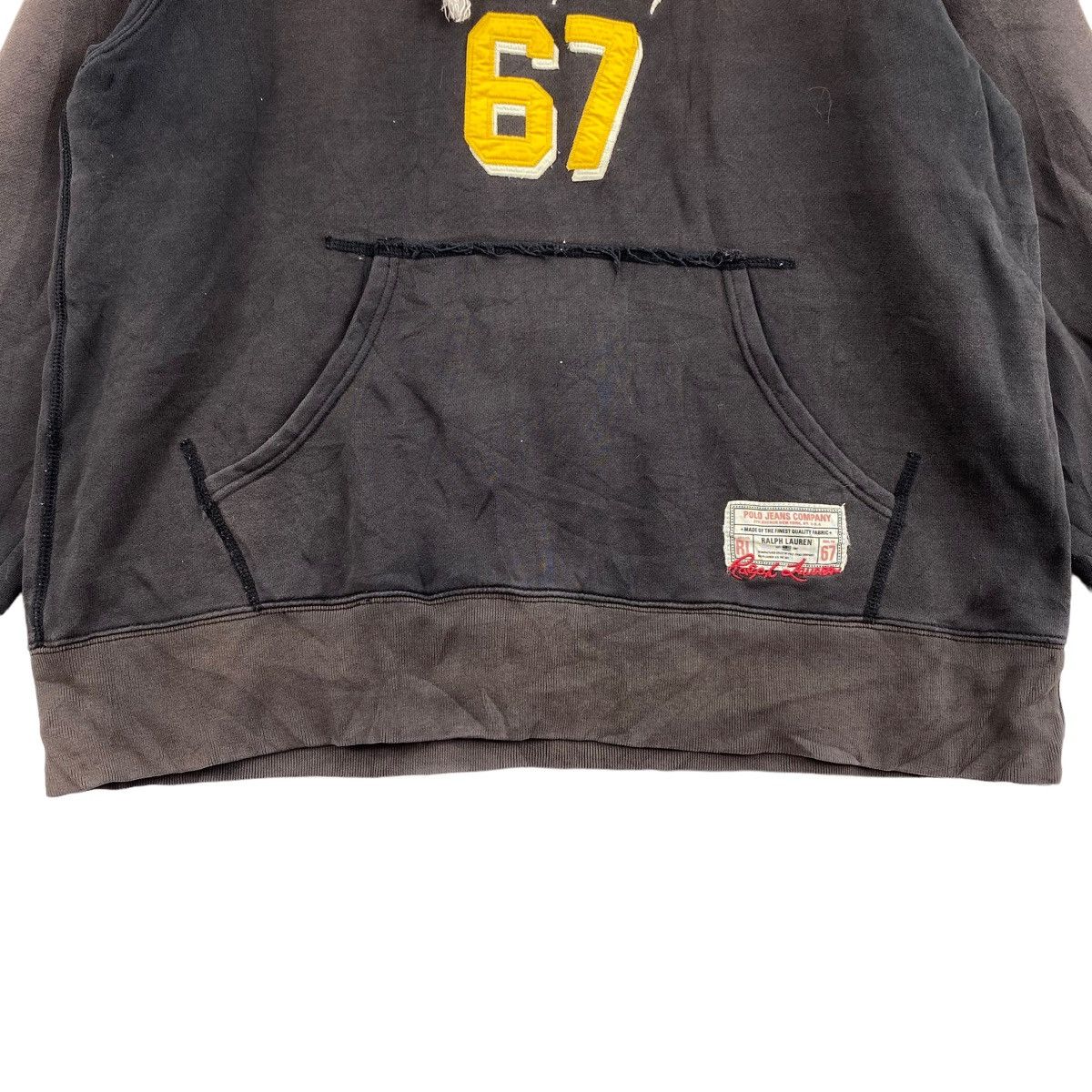 Polo Ralph Lauren Vtg POLO JEANS Co. RL 67 Brand Print Design Oversize Hoodie Size US S / EU 44-46 / 1 - 3 Thumbnail