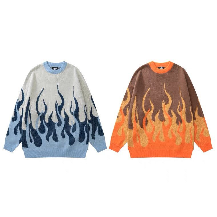 Fashion blue flame jumper