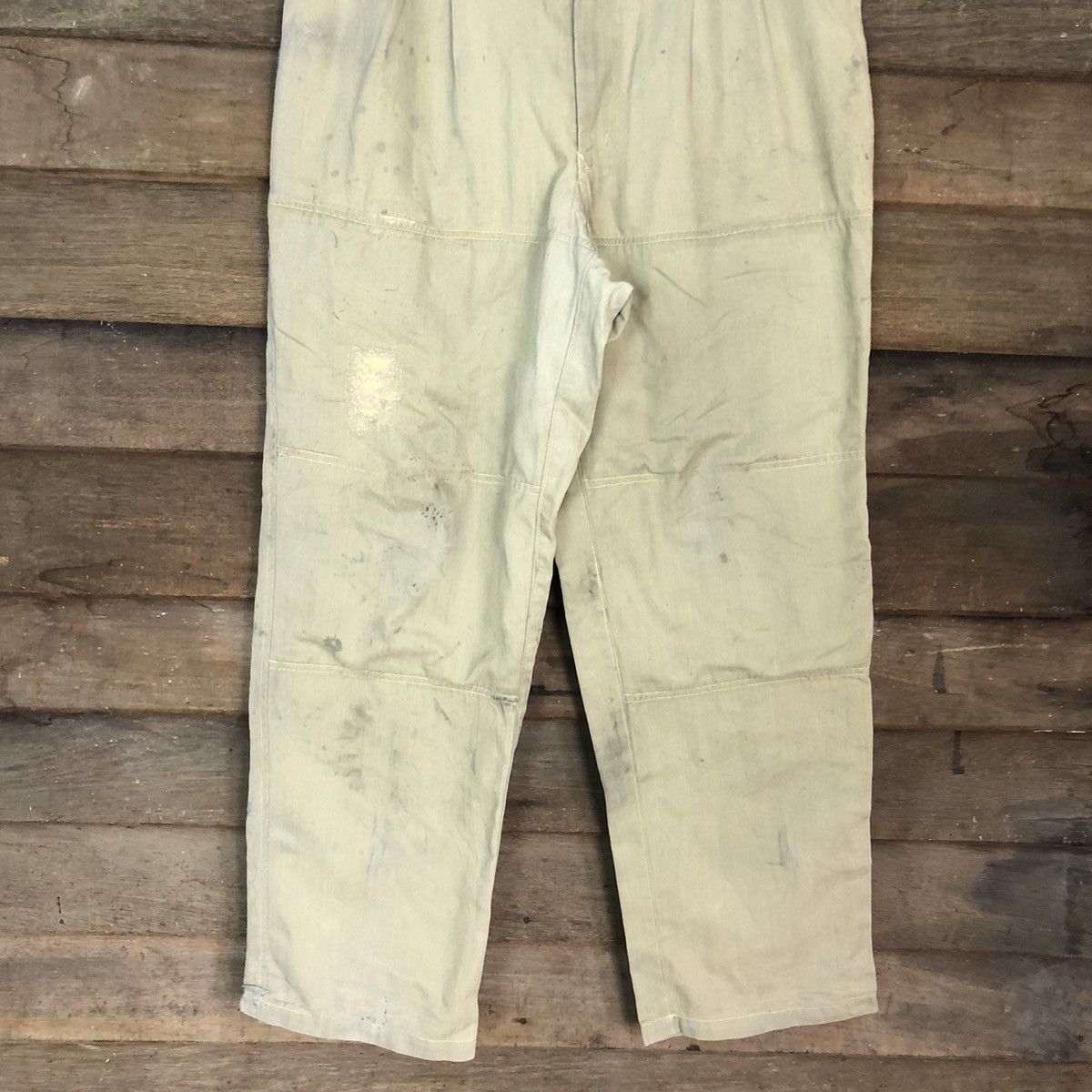 Japanese Brand Japanese Light Green Faded stain workwear Pants #0566 Size US 30 / EU 46 - 3 Thumbnail