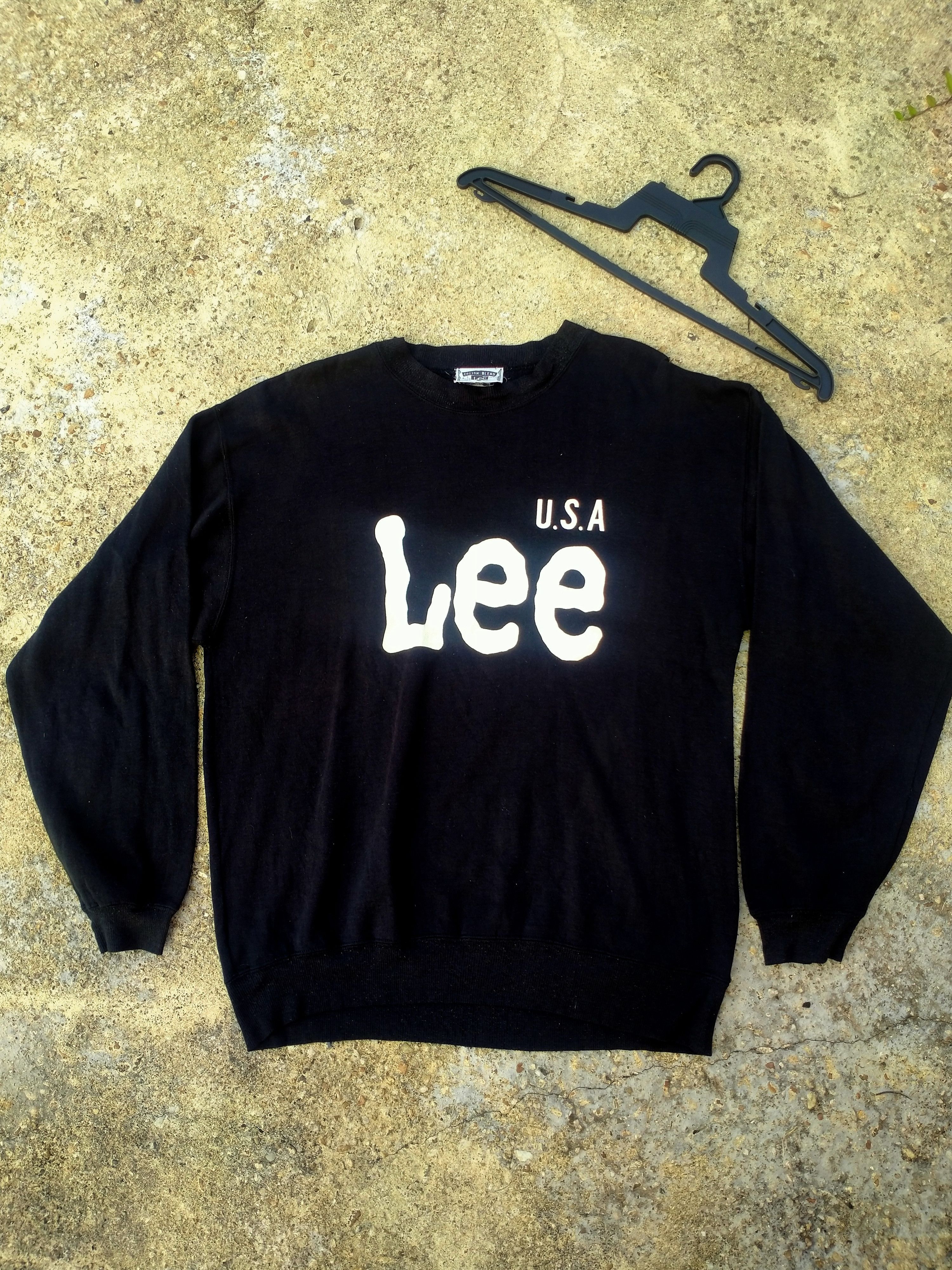 Lee LEE BIG LOGO BLACK SWEATSHIRT SIZE M Size US M / EU 48-50 / 2 - 1 Thumbnail