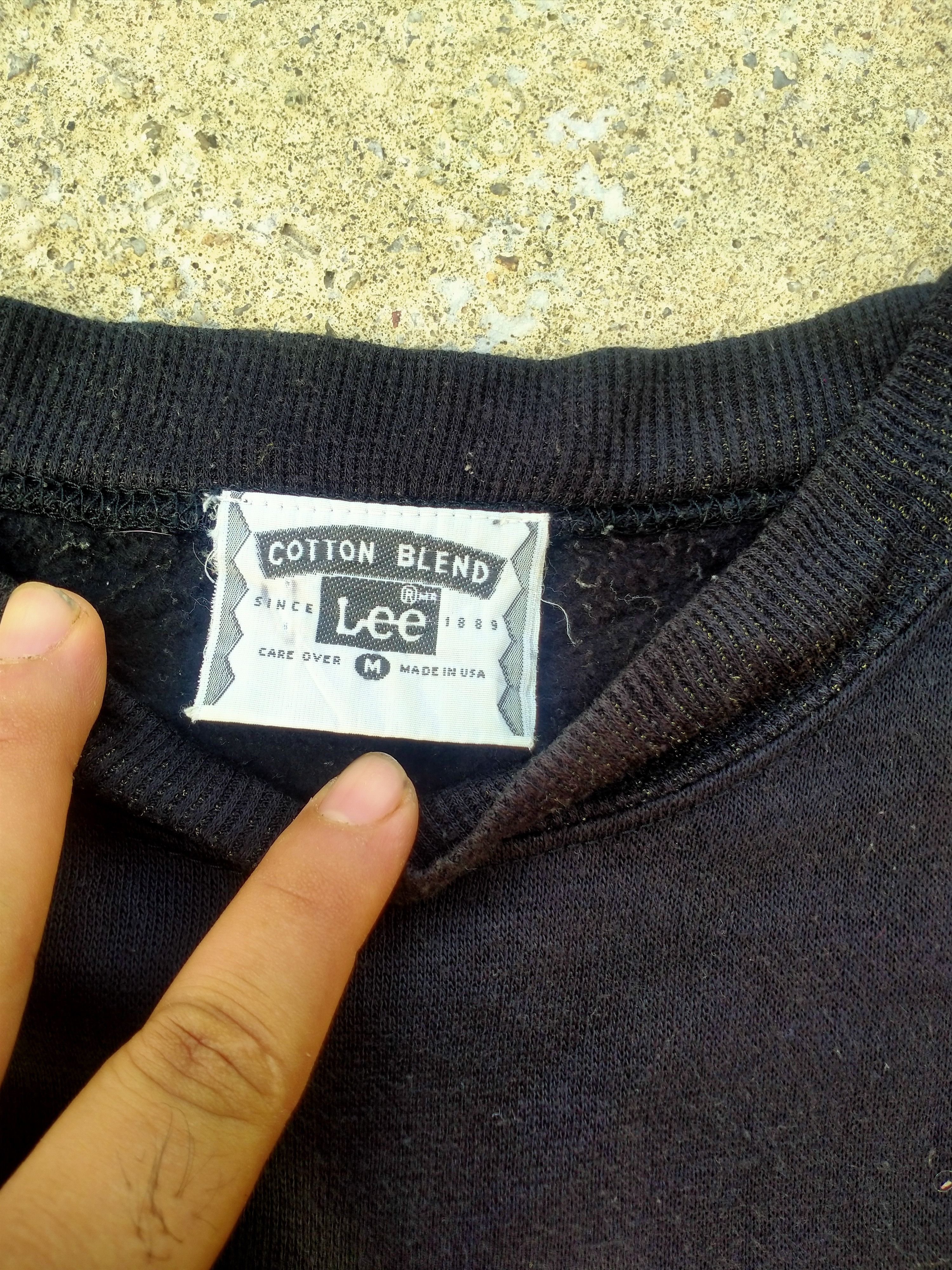 Lee LEE BIG LOGO BLACK SWEATSHIRT SIZE M Size US M / EU 48-50 / 2 - 3 Thumbnail