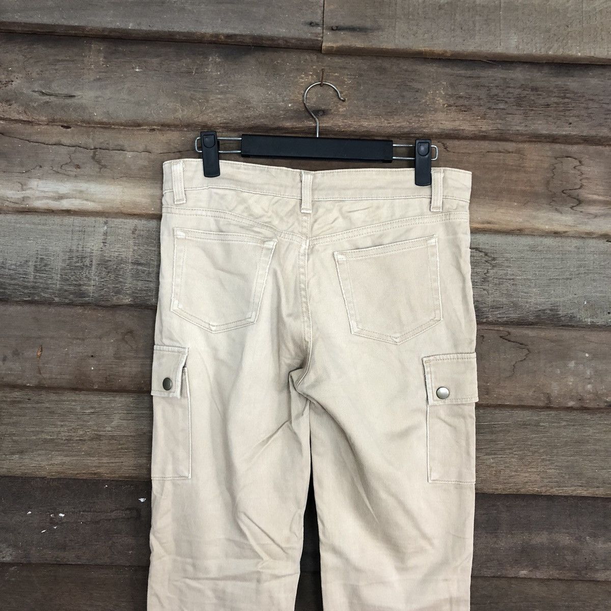 Japanese Brand BOOTCUT 💥 VINTAGE Dear Heart Faded Flared Cargo Pants #0565 Size US 29 - 9 Thumbnail