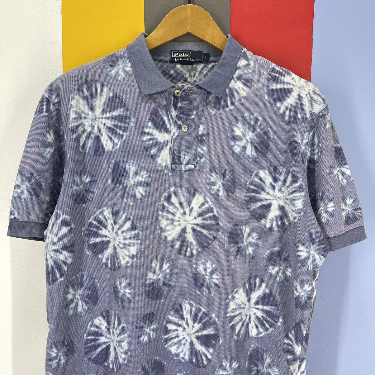 Polo Ralph Lauren 90s Vintage POLO RALPH LAUREN Floral Polo T Shirt #1098/AM Size US L / EU 52-54 / 3 - 2 Thumbnail