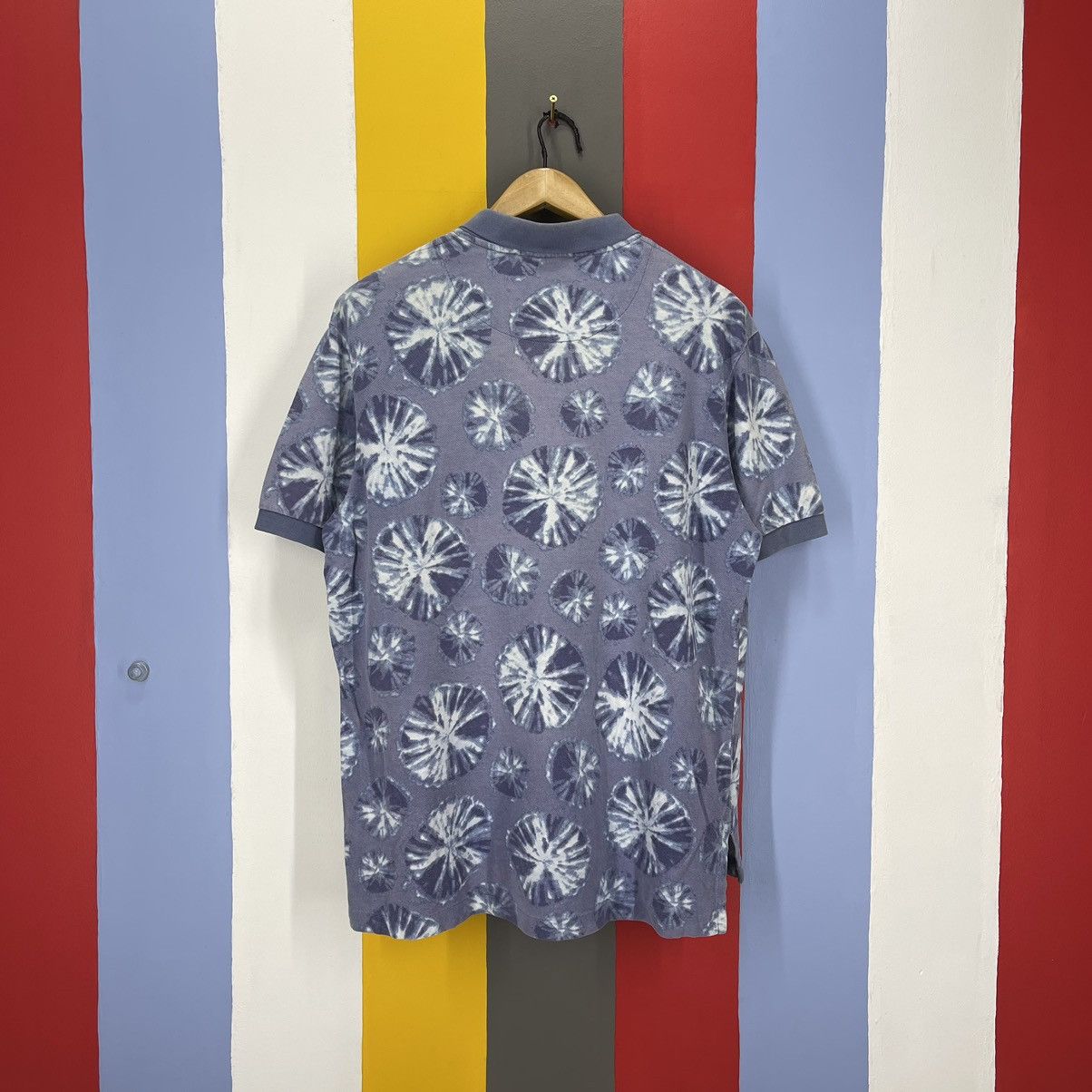Polo Ralph Lauren 90s Vintage POLO RALPH LAUREN Floral Polo T Shirt #1098/AM Size US L / EU 52-54 / 3 - 11 Thumbnail