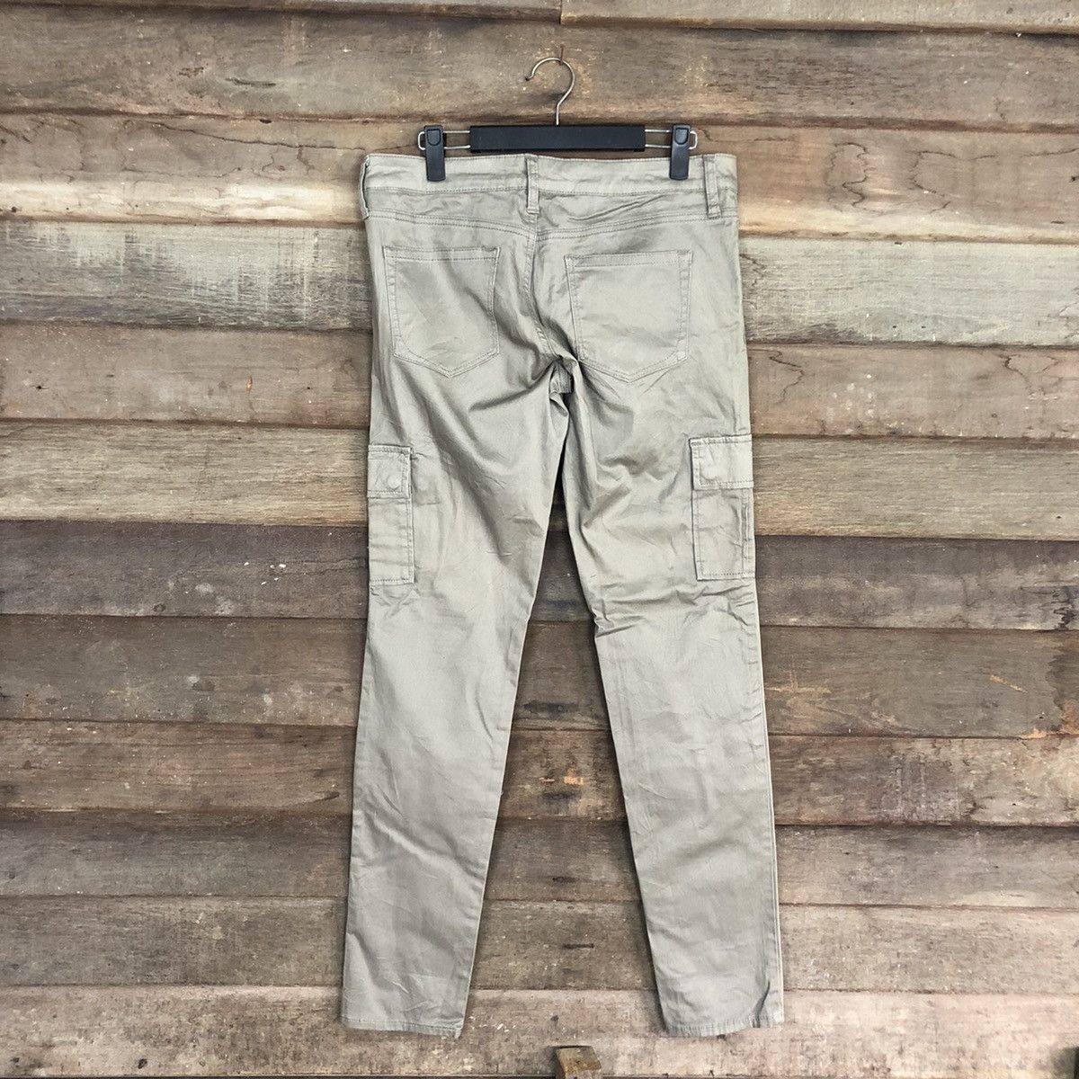 Japanese Brand GU Japan Grey Skinny Cargo Pants #0563 Size US 30 / EU 46 - 8 Thumbnail