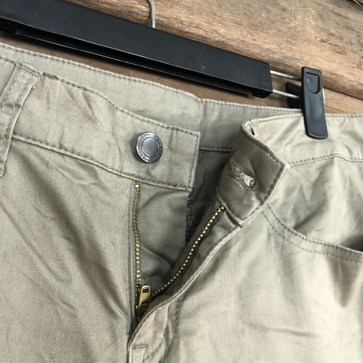 Japanese Brand GU Japan Grey Skinny Cargo Pants #0563 Size US 30 / EU 46 - 7 Thumbnail