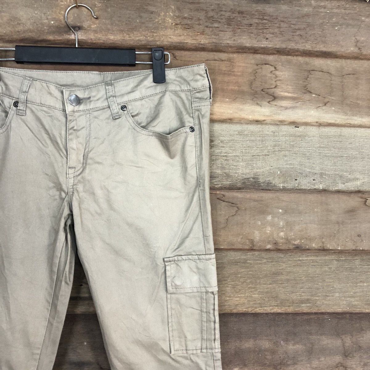 Japanese Brand GU Japan Grey Skinny Cargo Pants #0563 Size US 30 / EU 46 - 5 Thumbnail
