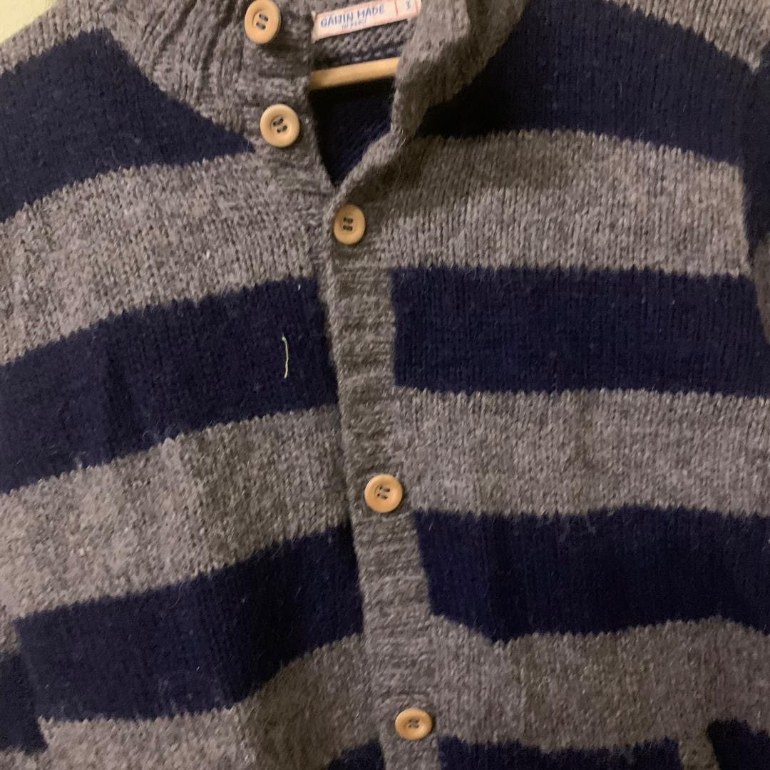 Vintage Vintage Knit sweater gaijin striped design Size US L / EU 52-54 / 3 - 3 Thumbnail