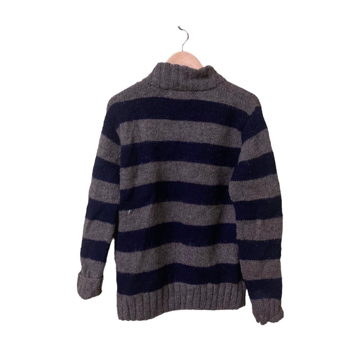 Vintage Vintage Knit sweater gaijin striped design Size US L / EU 52-54 / 3 - 2 Thumbnail