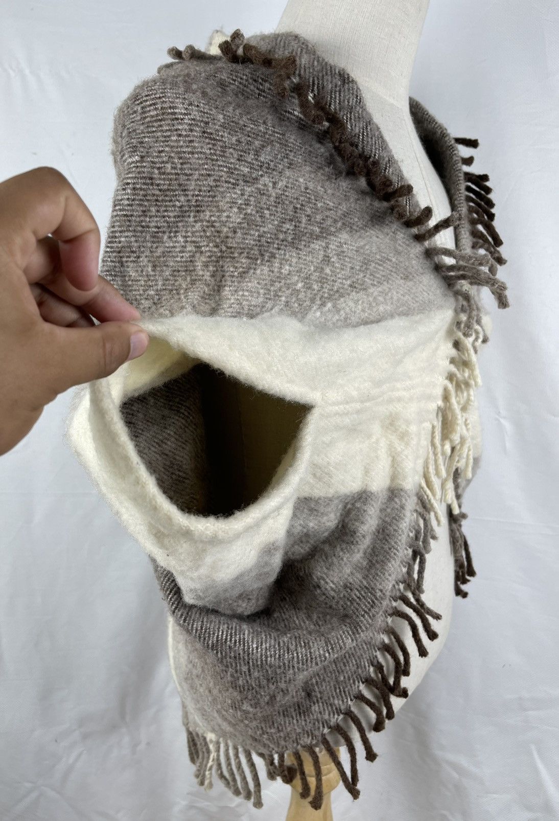 100% pure wool capes cloak poncho cardigan